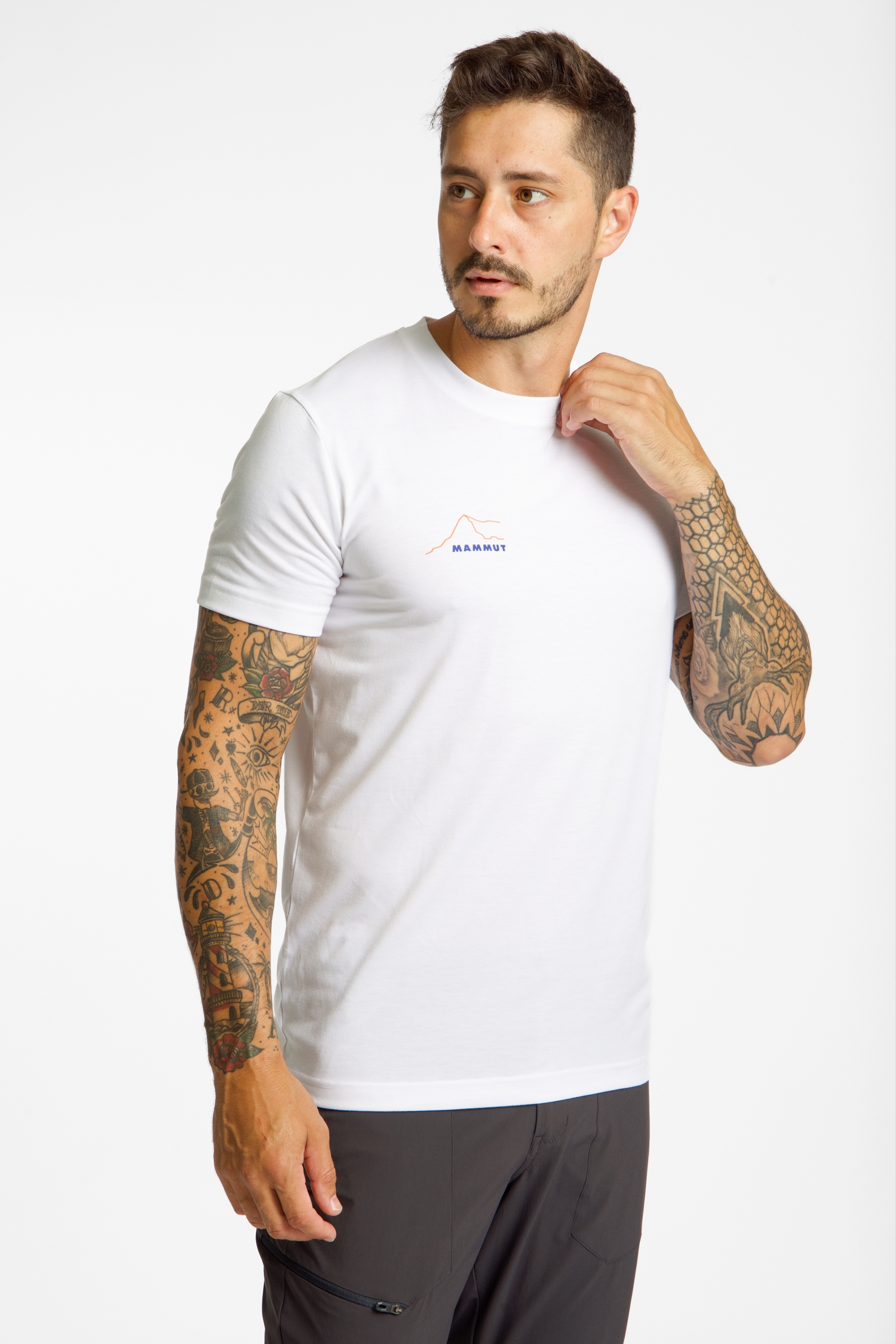 Image of MAMMUT Mountain Eiger Herren T-Shirt Weiss, Herren, Größe: L
