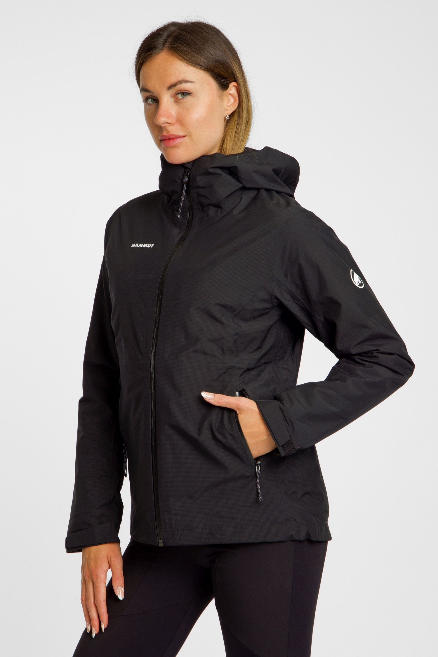 Image of MAMMUT Alto Light 3in1 Hooded Damen Outdoorjacke Schwarz, Damen, Größe: L