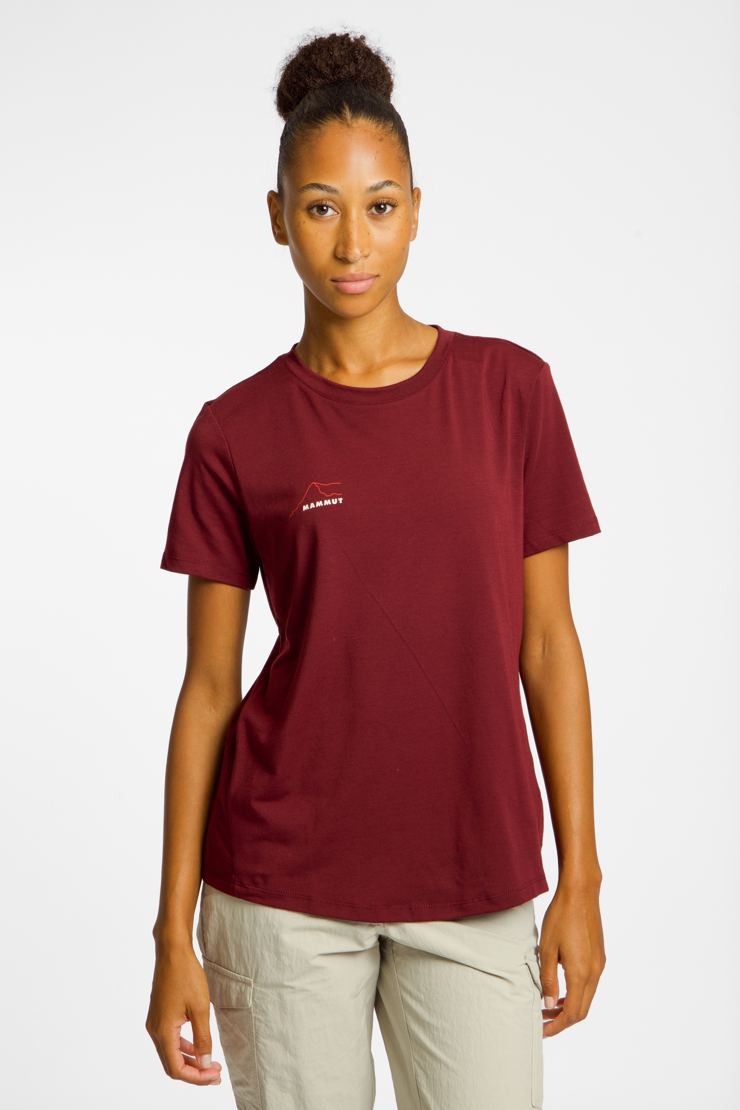 Image of MAMMUT Mountain Eiger Damen T-Shirt Rot, Damen, Größe: M