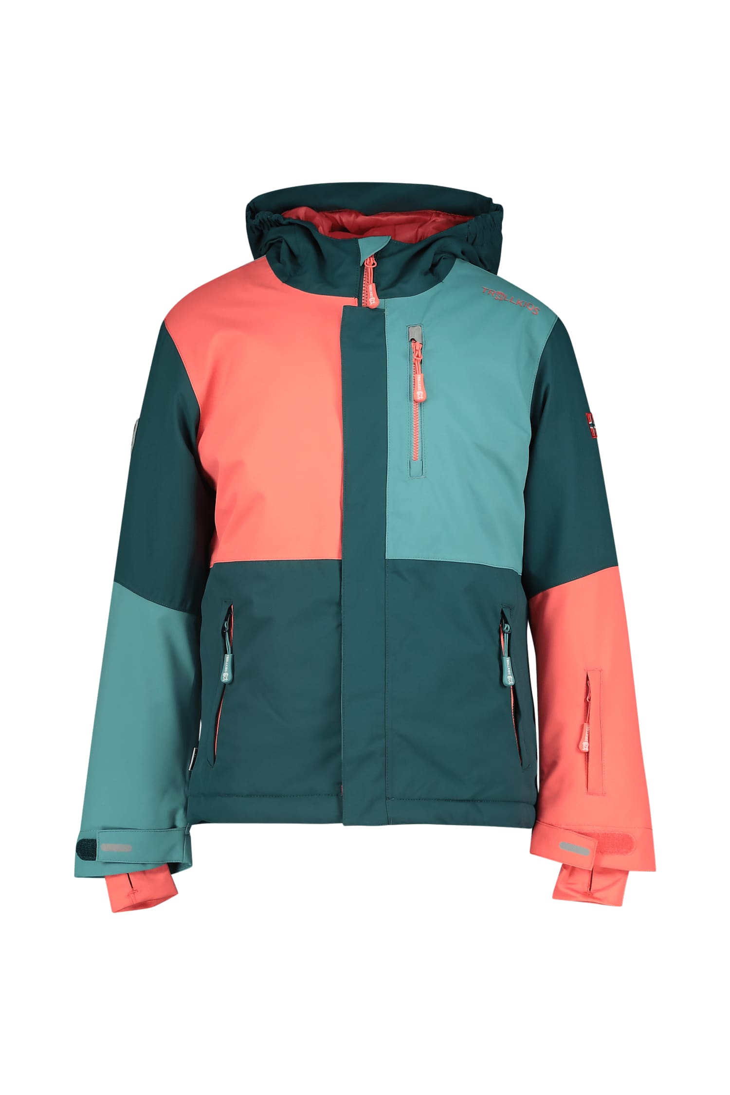 Image of Trollkids Hallingdal Kinder Skijacke Türkis, , Größe: 128