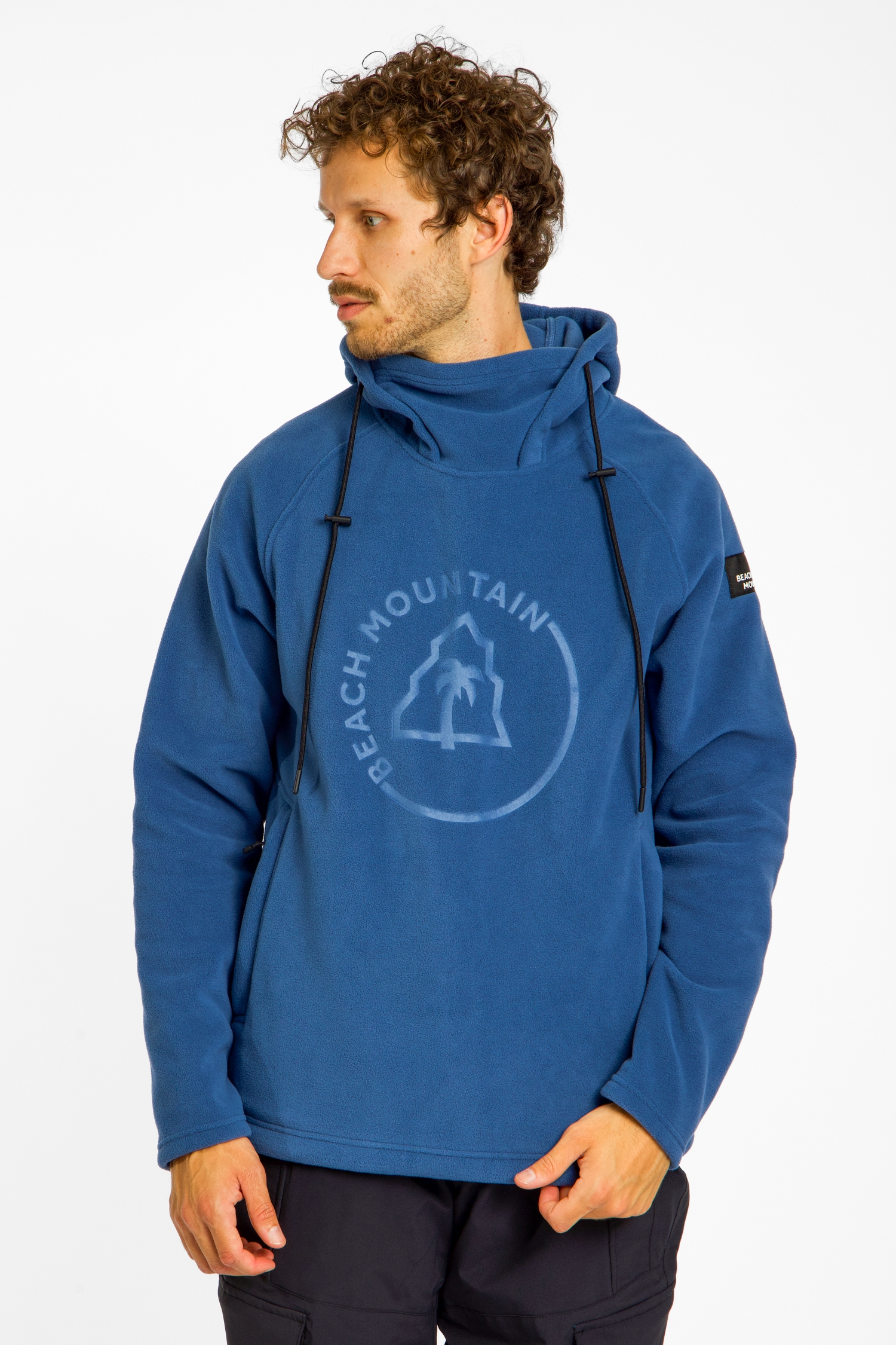 Image of BEACH MOUNTAIN Herren Hoodie Blau, Herren, Größe: L