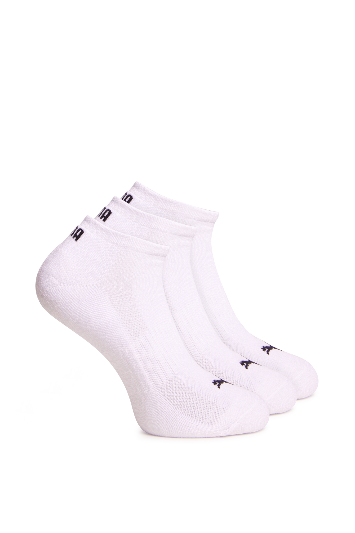 Image of PUMA 3-Pack Cushioned 35-46 Sneaker Socken Weiss, Herren, Größe: I