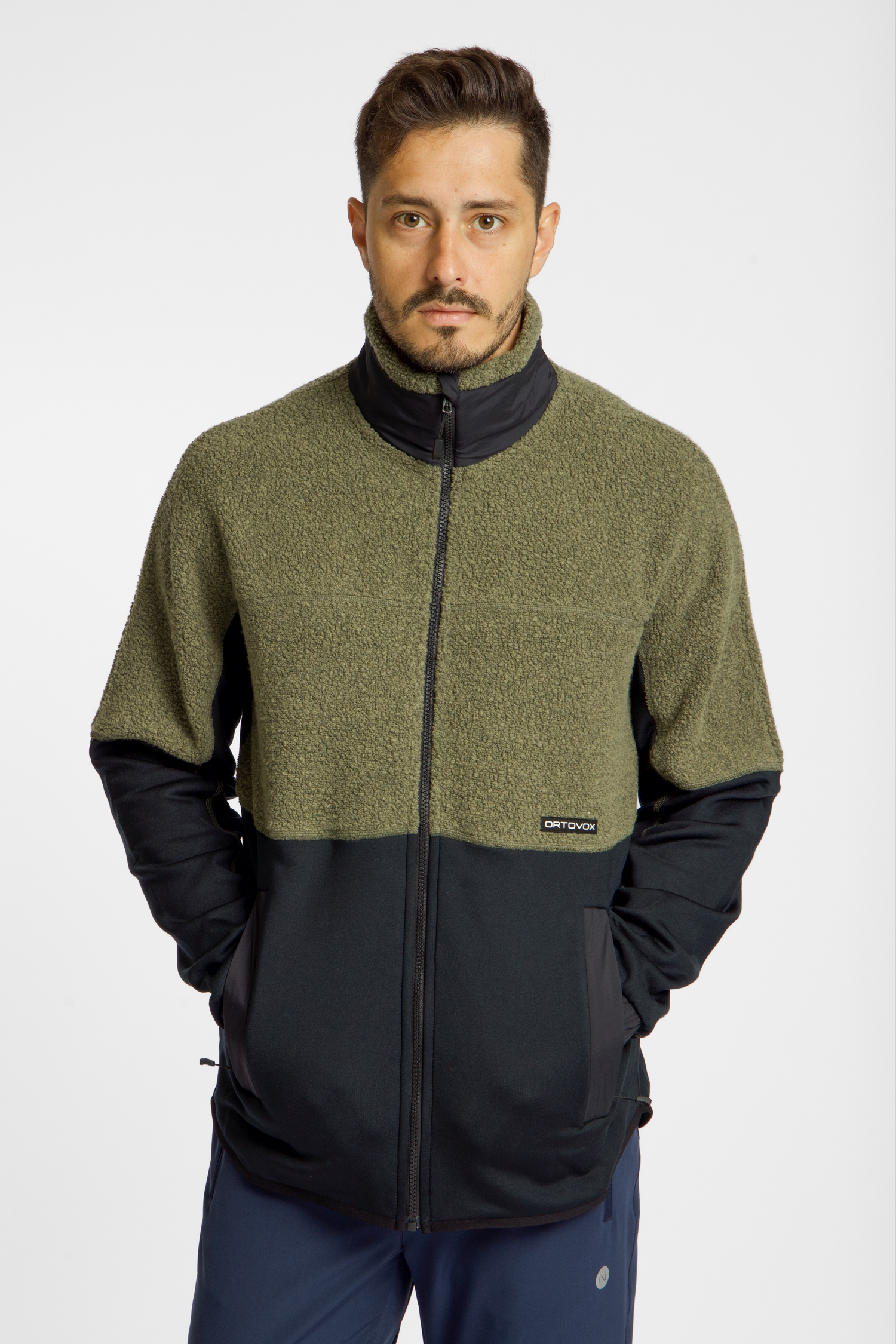 Image of Ortovox Fleece Teddy Herren Midlayer Grün, Herren, Größe: L