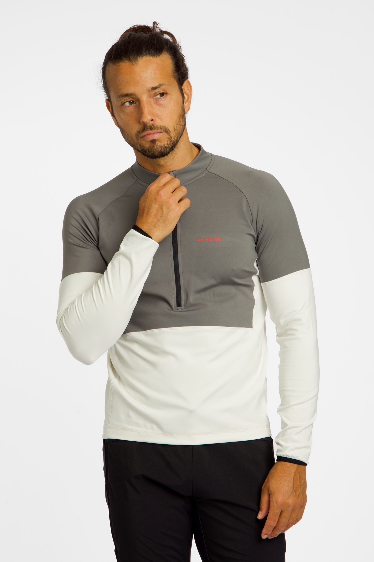 Image of 46 NORD Herren Midlayer Weiss, Herren, Größe: M