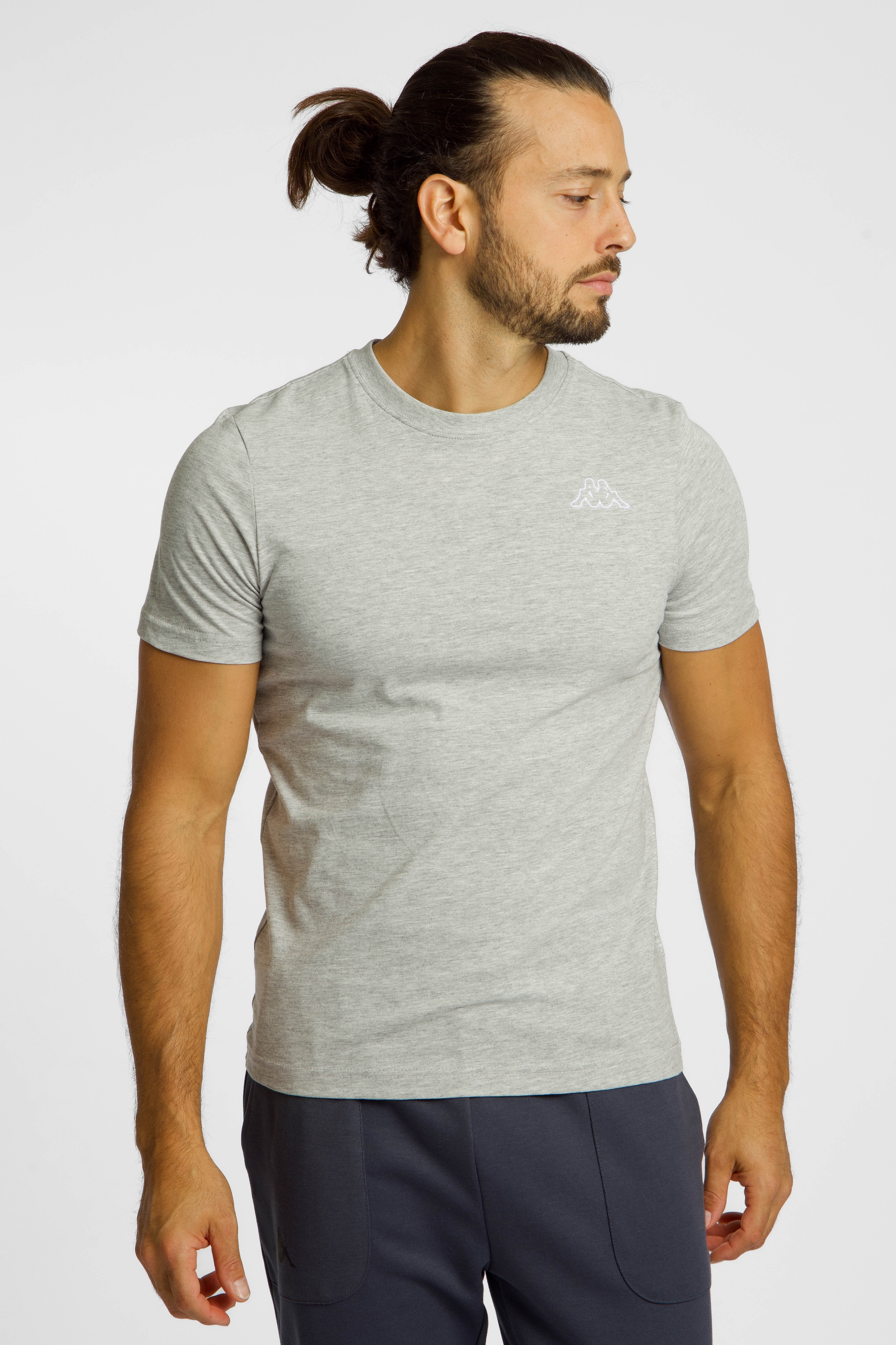 Kappa Cafers Herren T-Shirt Grau, Herren, Größe: S
