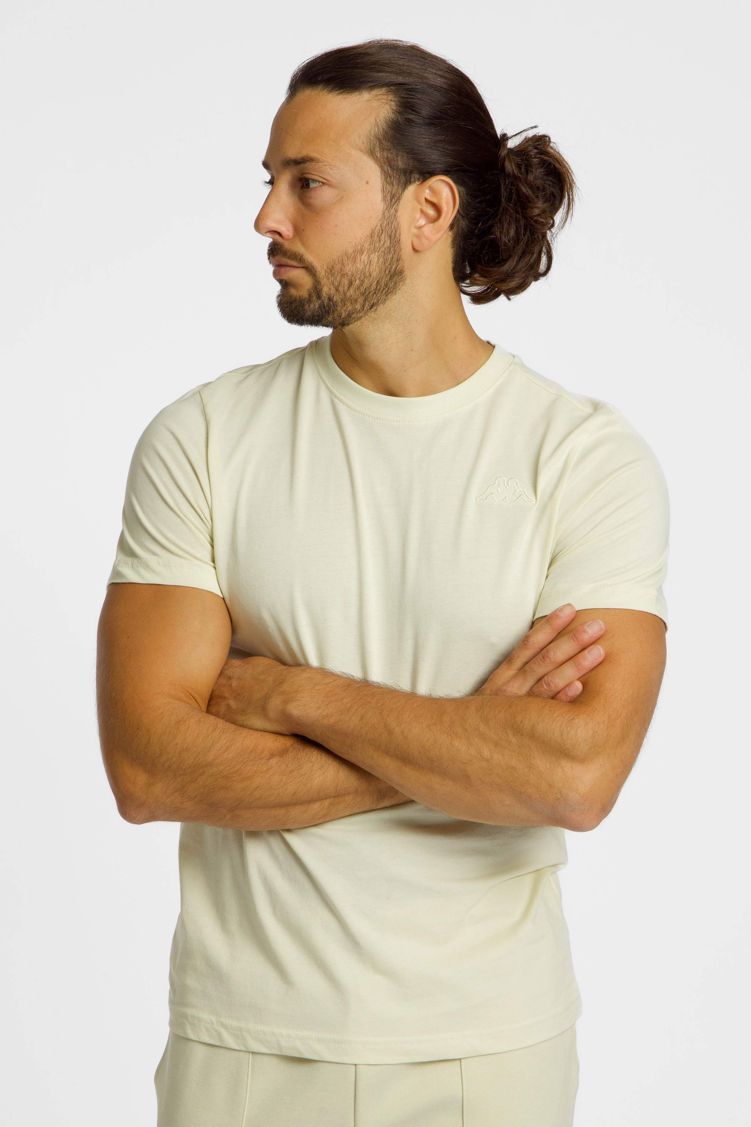 Kappa Cafers Herren T-Shirt Weiss, Herren, Größe: S