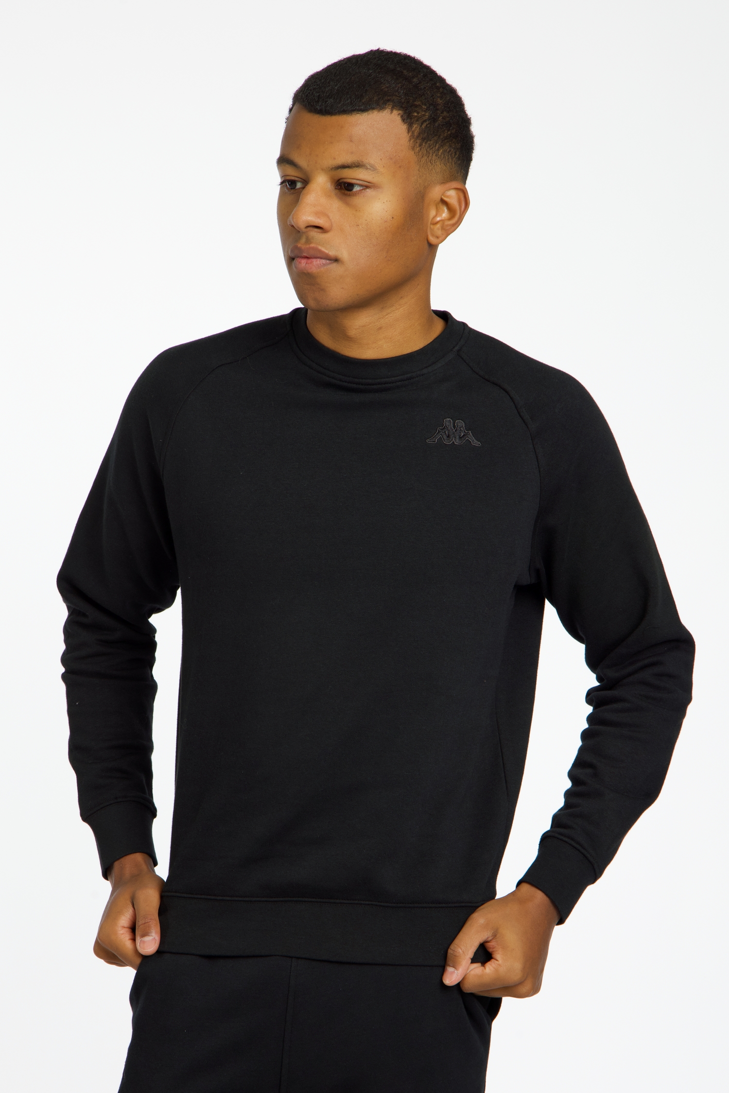 Kappa Logo Korpo Caimali Herren Pullover Schwarz, Herren, Größe: XL
