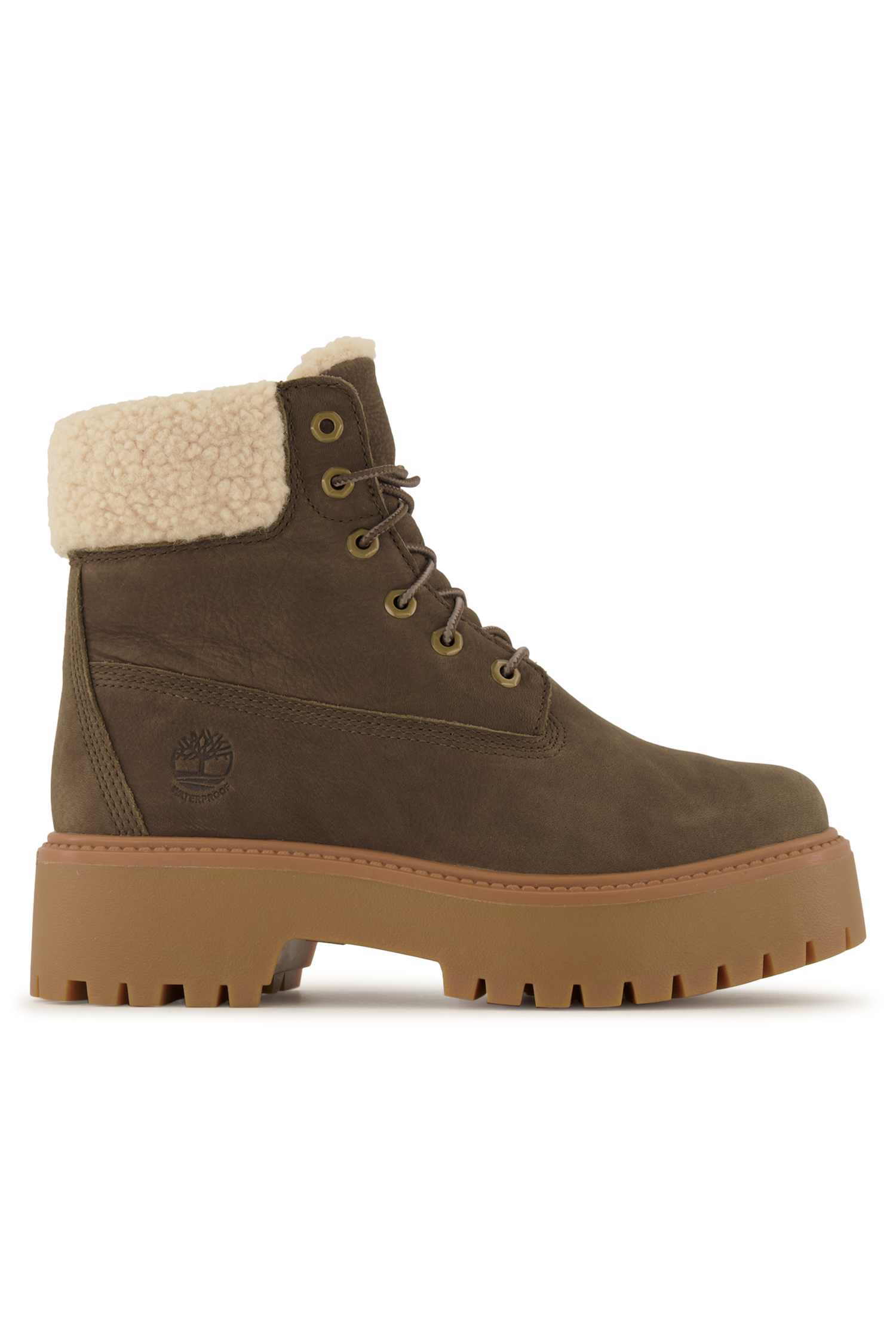 Timberland Stone Street Mid Warm Lined Damen Winterboot Braun, Damen, Größe: 6 1/2