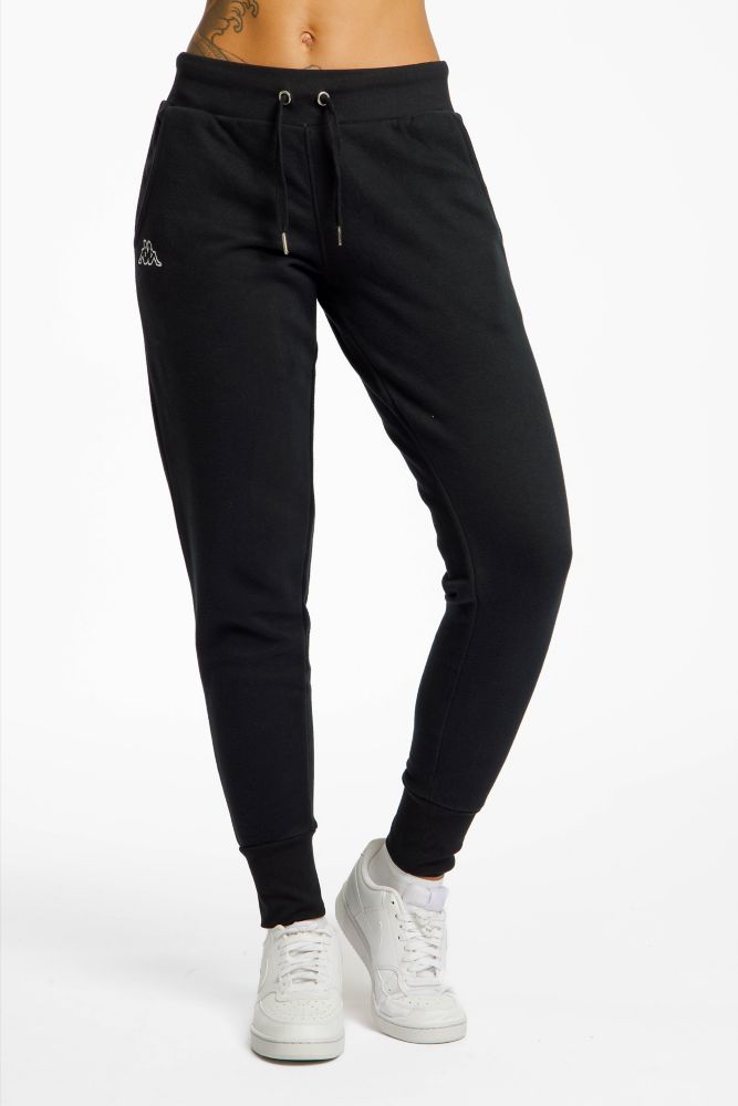 Kappa Logo Zalia Damen Trainerhose Schwarz, Damen, Größe: XS