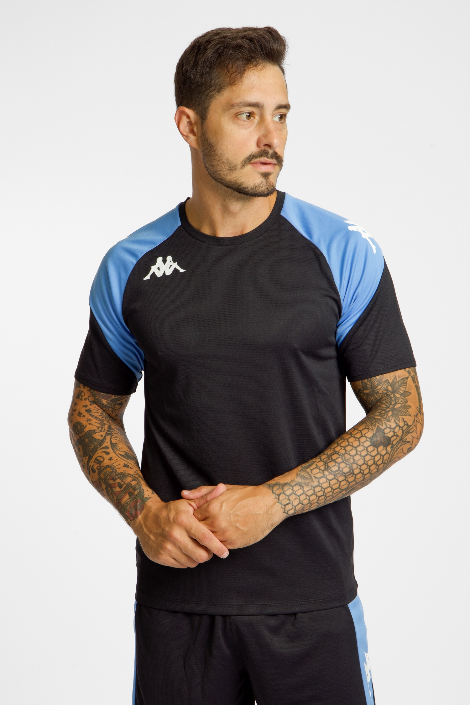 Kappa Loretto Herren T-Shirt Blau, Herren, Größe: S