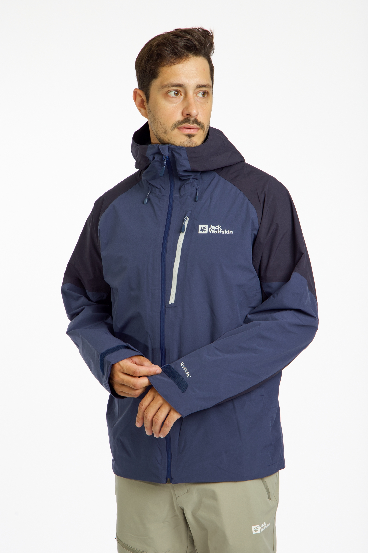 Image of Jack Wolfskin Eagle Peak 2L Herren Outdoorjacke Blau, Herren, Größe: L