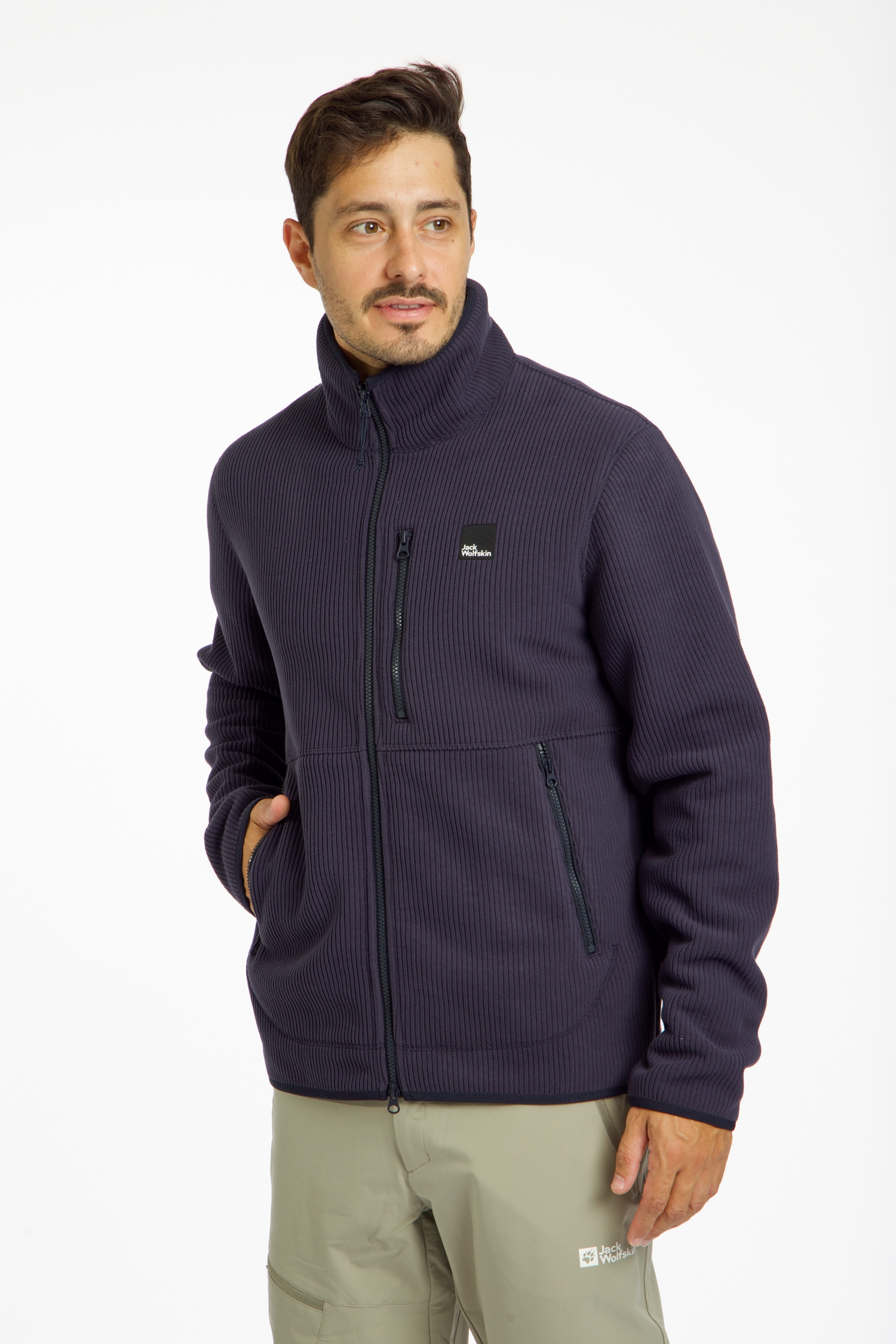 Jack Wolfskin Lake Ridge Herren Midlayer Blau, Herren, Größe: M