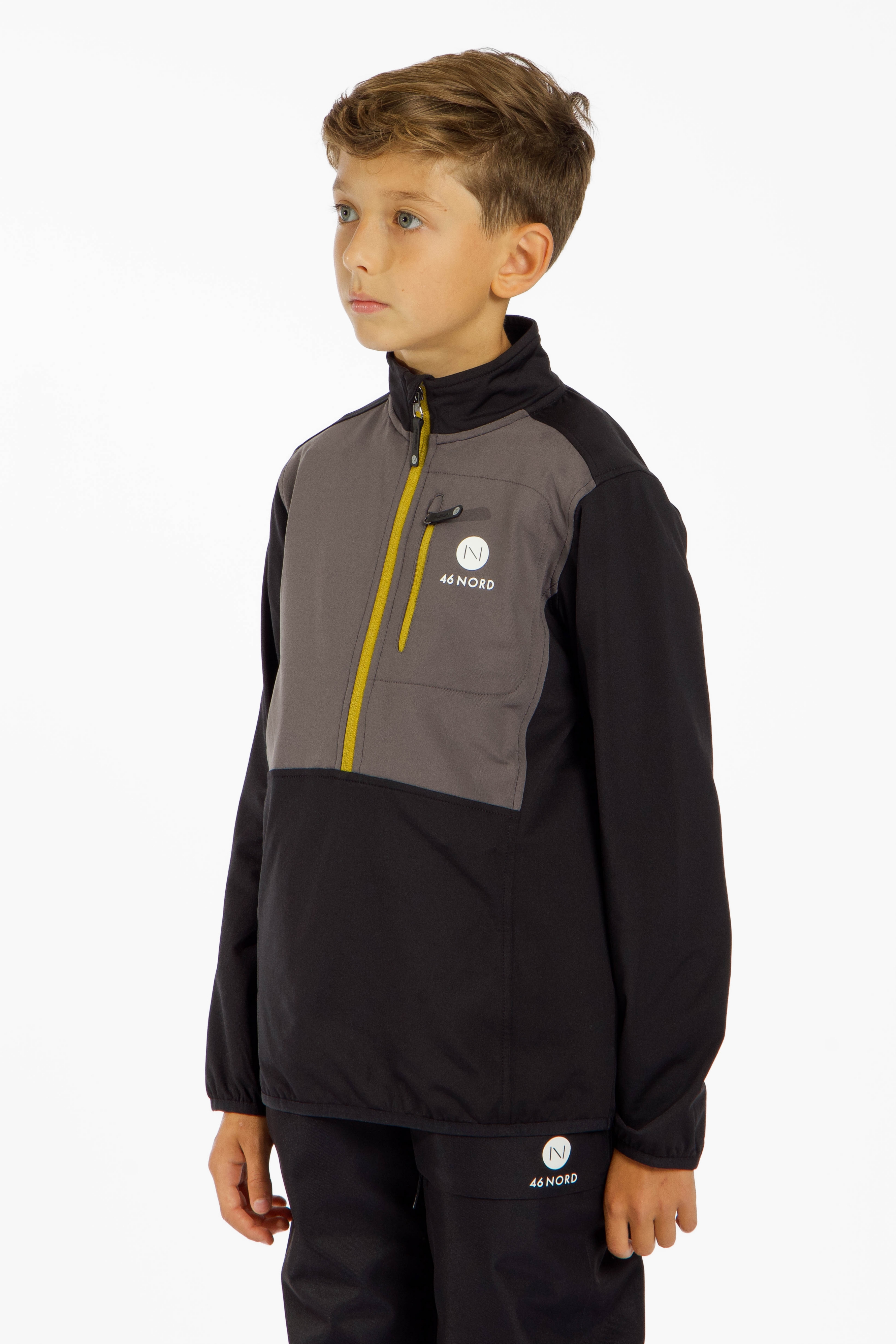 Image of 46 NORD Kinder Midlayer Schwarz, , Größe: 116