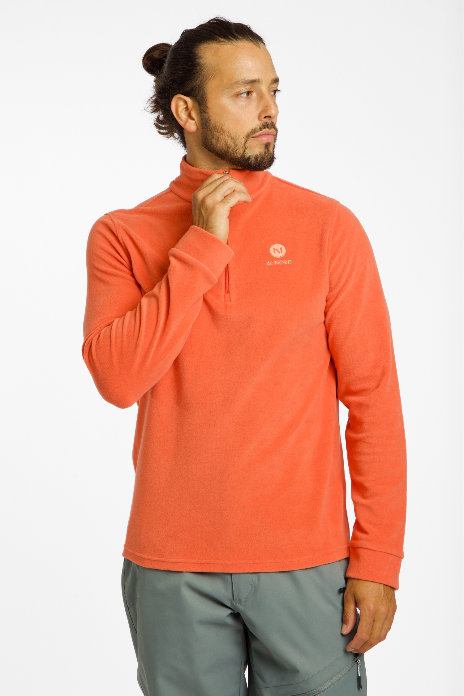 Image of 46 NORD Herren Midlayer Orange, Herren, Größe: XL