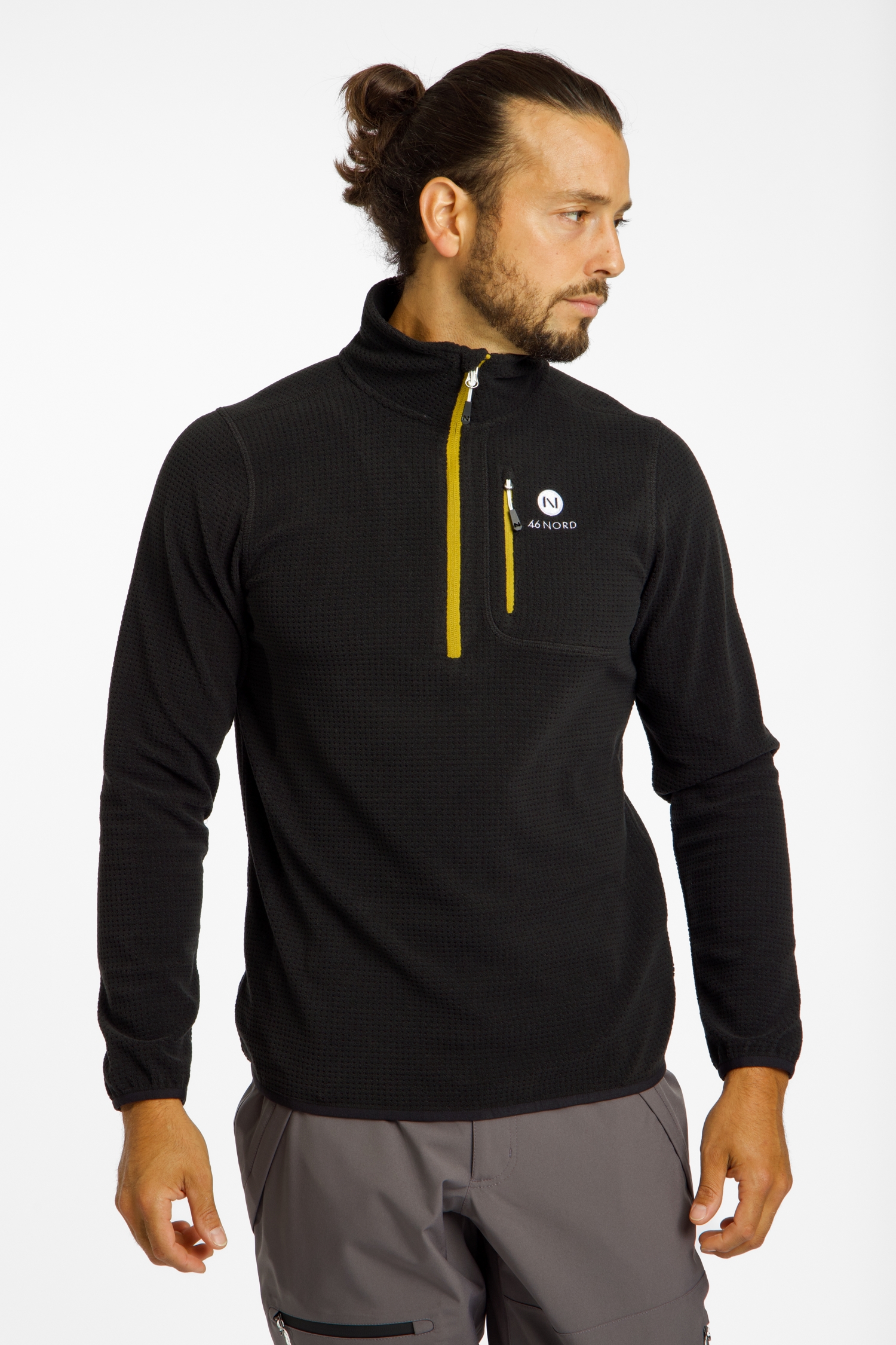 Image of 46 NORD Herren Midlayer Schwarz, Herren, Größe: XS