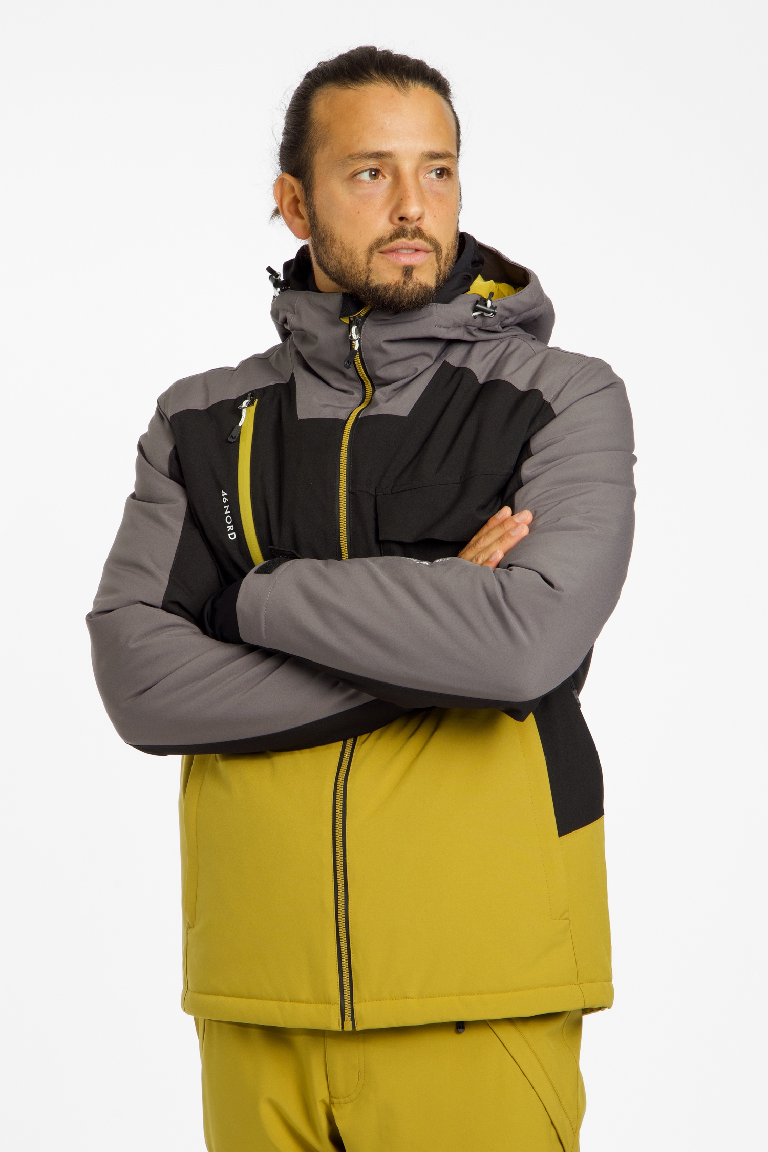 Image of 46 NORD Herren Skijacke Braun, Herren, Größe: S