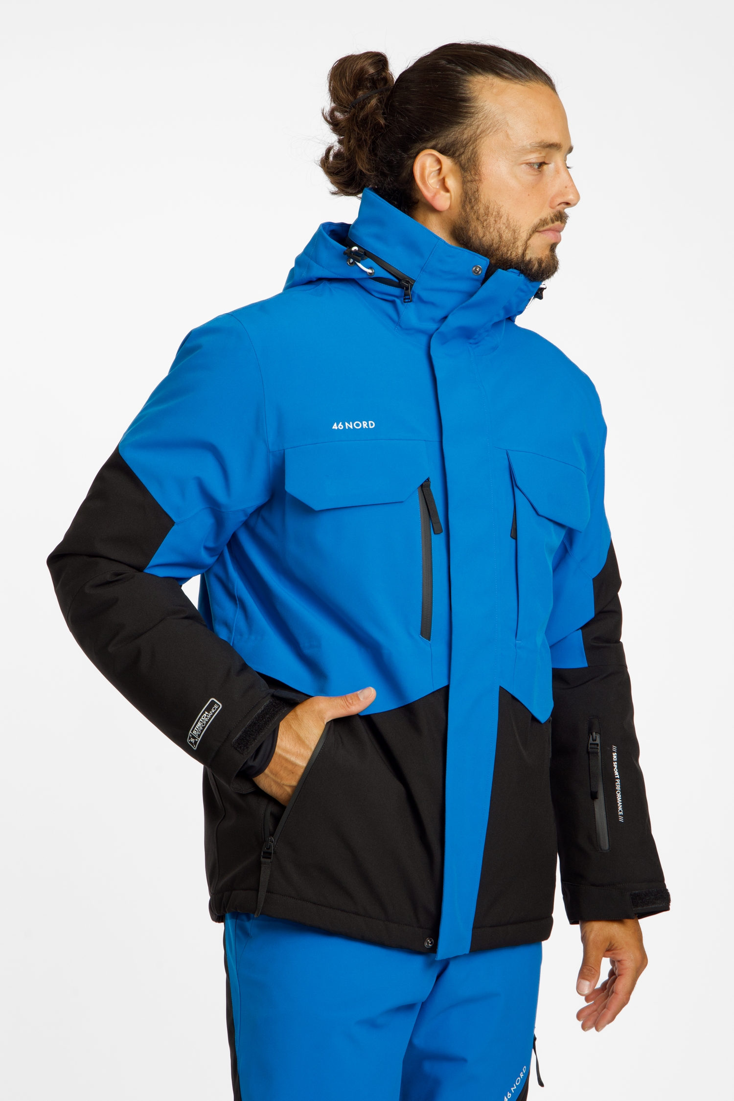 Image of 46 NORD Herren Skijacke Schwarz, Herren, Größe: L