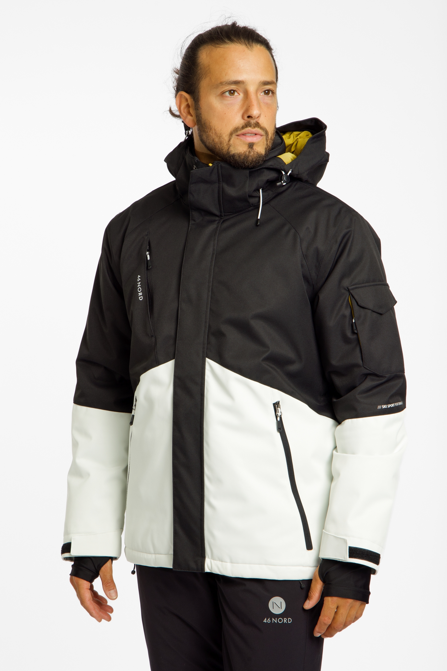 Image of 46 NORD Herren Skijacke Schwarz, Herren, Größe: XL