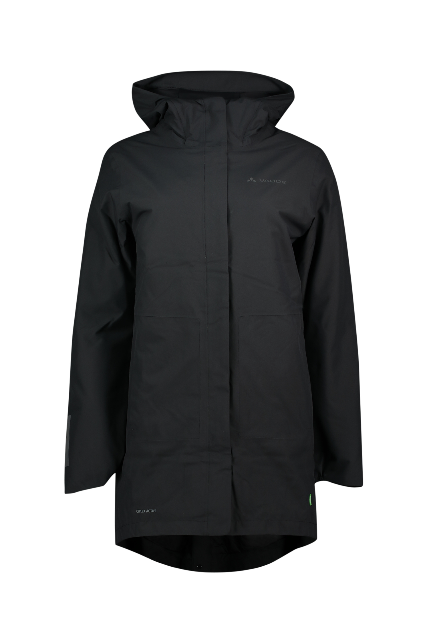 Image of VAUDE Cyclist Padded II Damen Parka Schwarz, Damen, Größe: 38