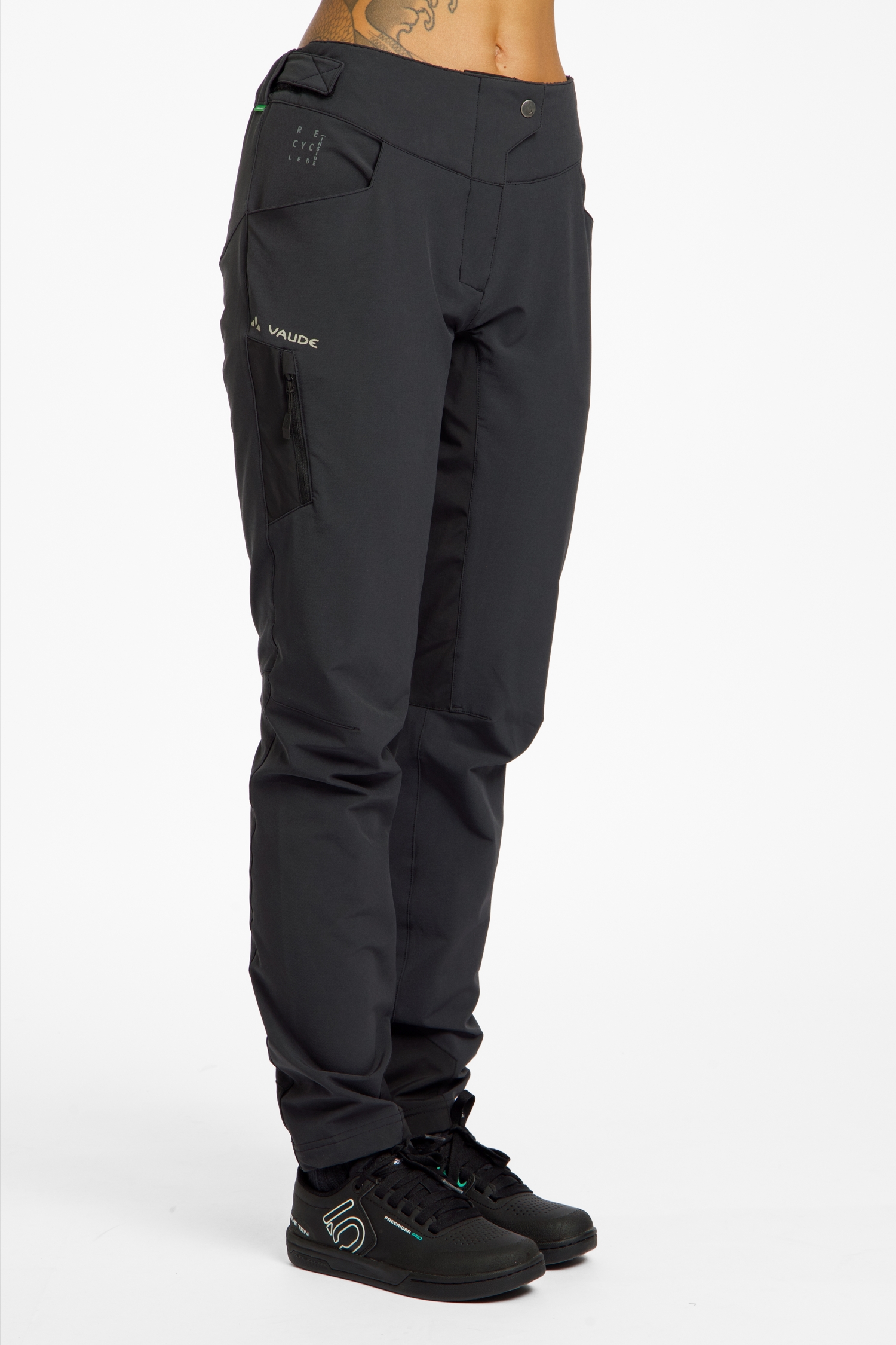 Image of VAUDE Qimsa Light Softshell Damen Bikehose Schwarz, Damen, Größe: 36