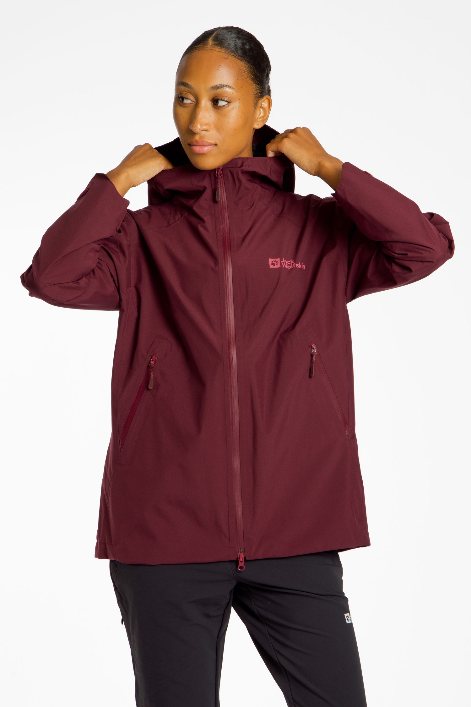 Image of Jack Wolfskin Unbound Adventure 2L Damen Outdoorjacke Rot, Damen, Größe: L