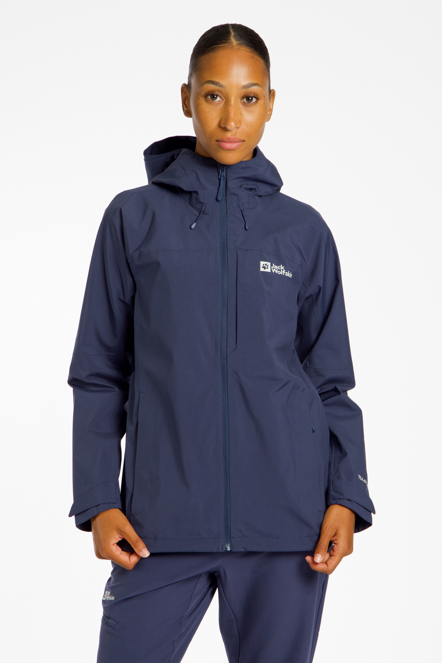 Jack Wolfskin Tempest 2L Damen Outdoorjacke Blau, Damen, Größe: M