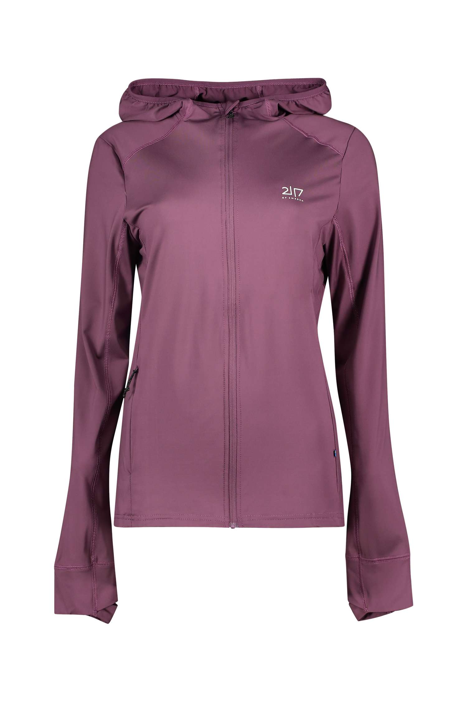 Image of 2117 OF SWEDEN Killinge Powerstretch Damen Midlayer Lila, Damen, Größe: L
