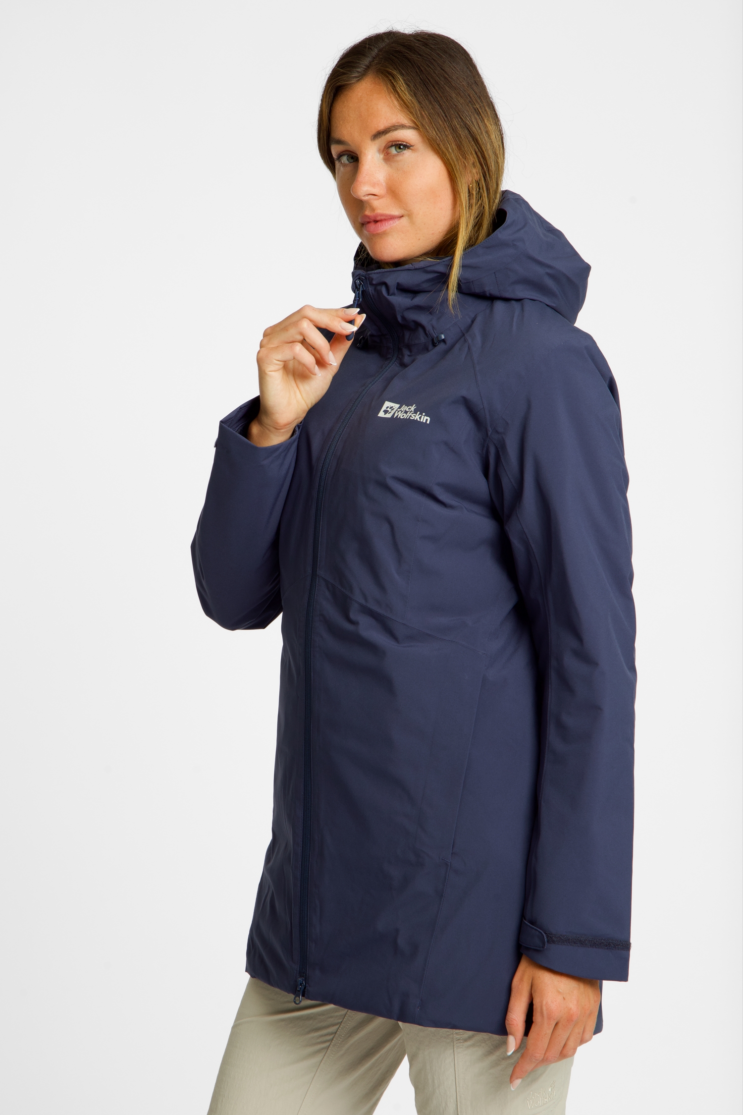 Image of Jack Wolfskin Heidelstein Insulated Damen Wintermantel Blau, Damen, Größe: M
