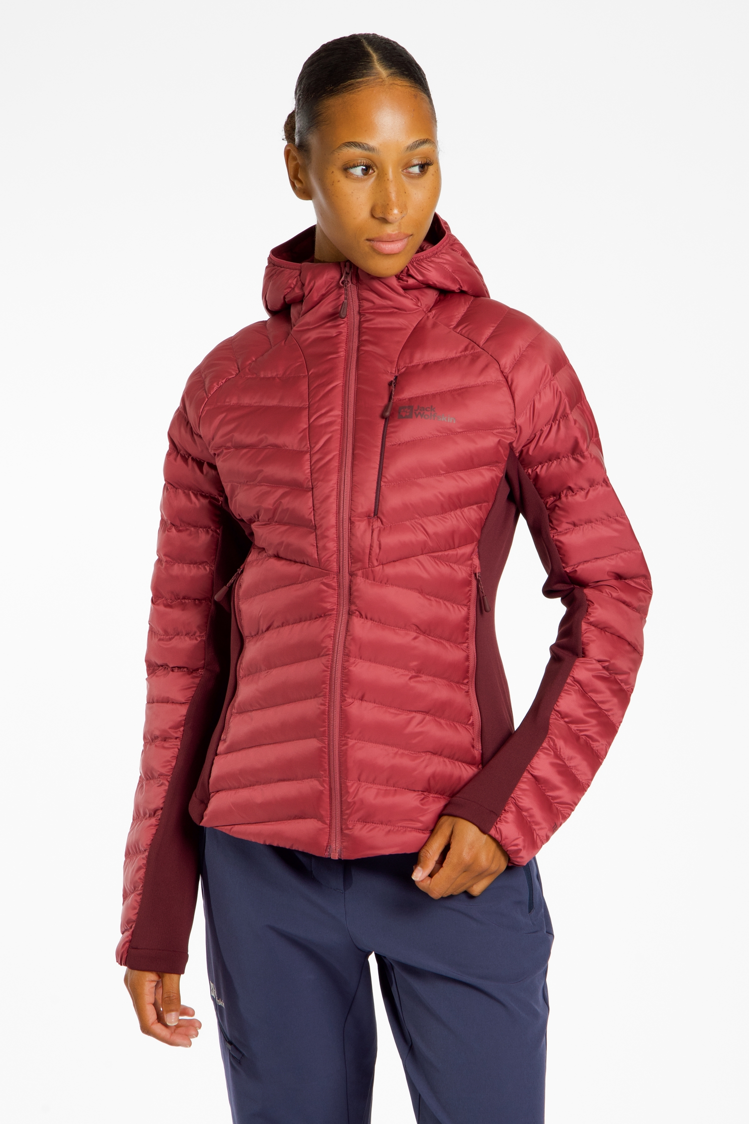 Jack Wolfskin Routeburn Pro Damen Steppjacke Lila, Damen, Größe: S