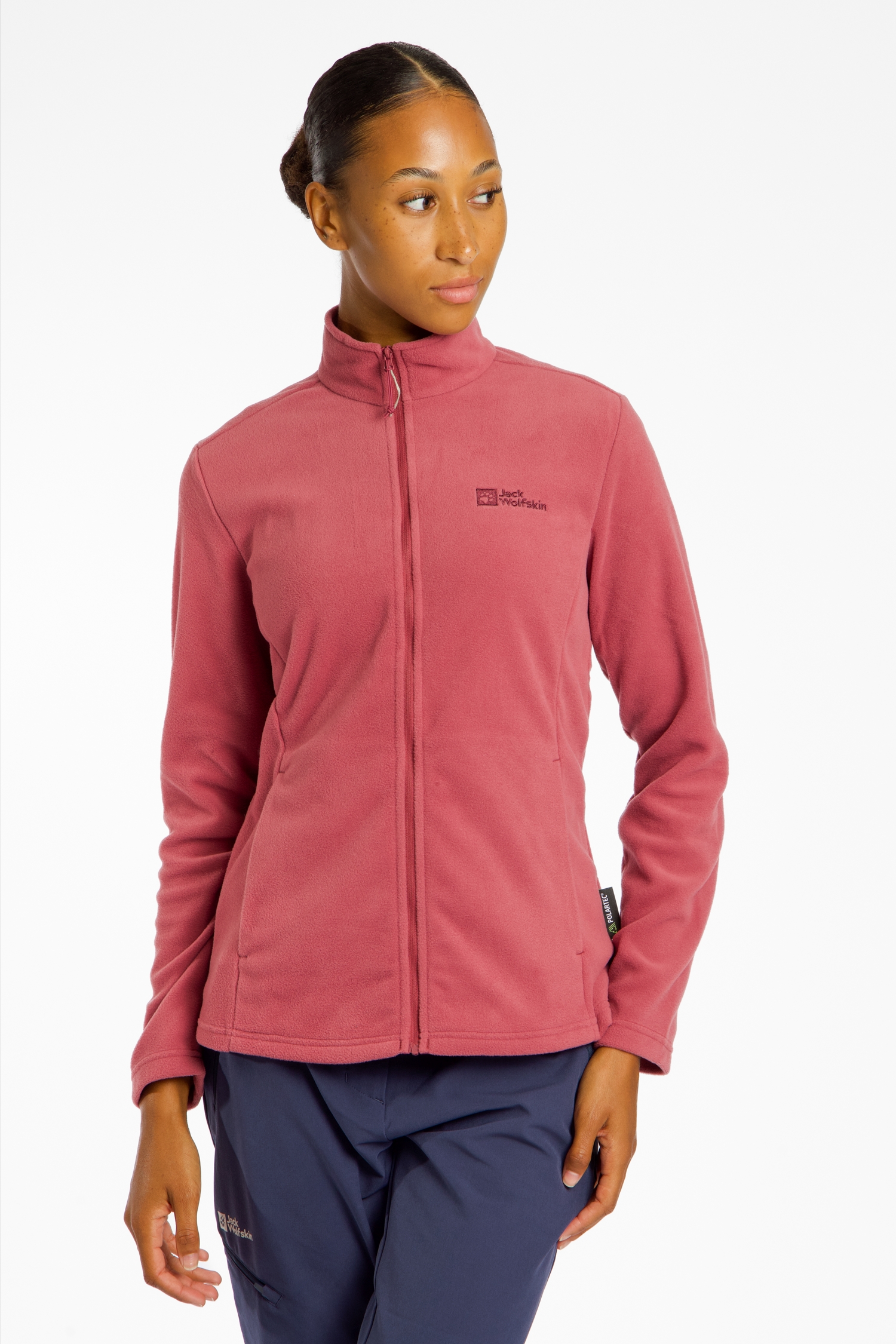 Jack Wolfskin Taunus Damen Midlayer Rosa, Damen, Größe: L