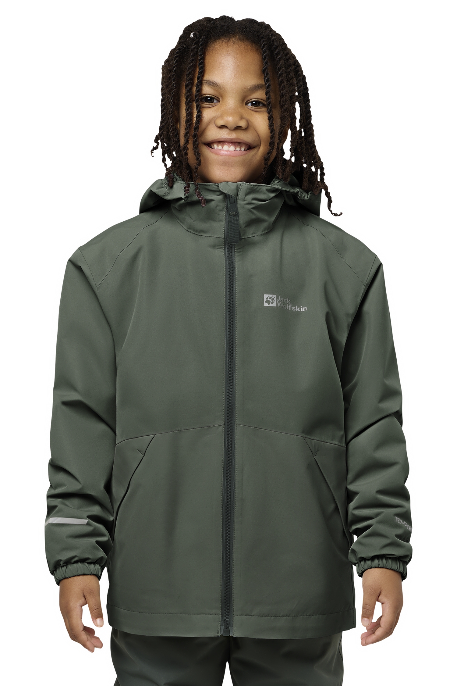 Jack Wolfskin Iceland 3in1 Kinder Outdoorjacke Grün, , Größe: 152