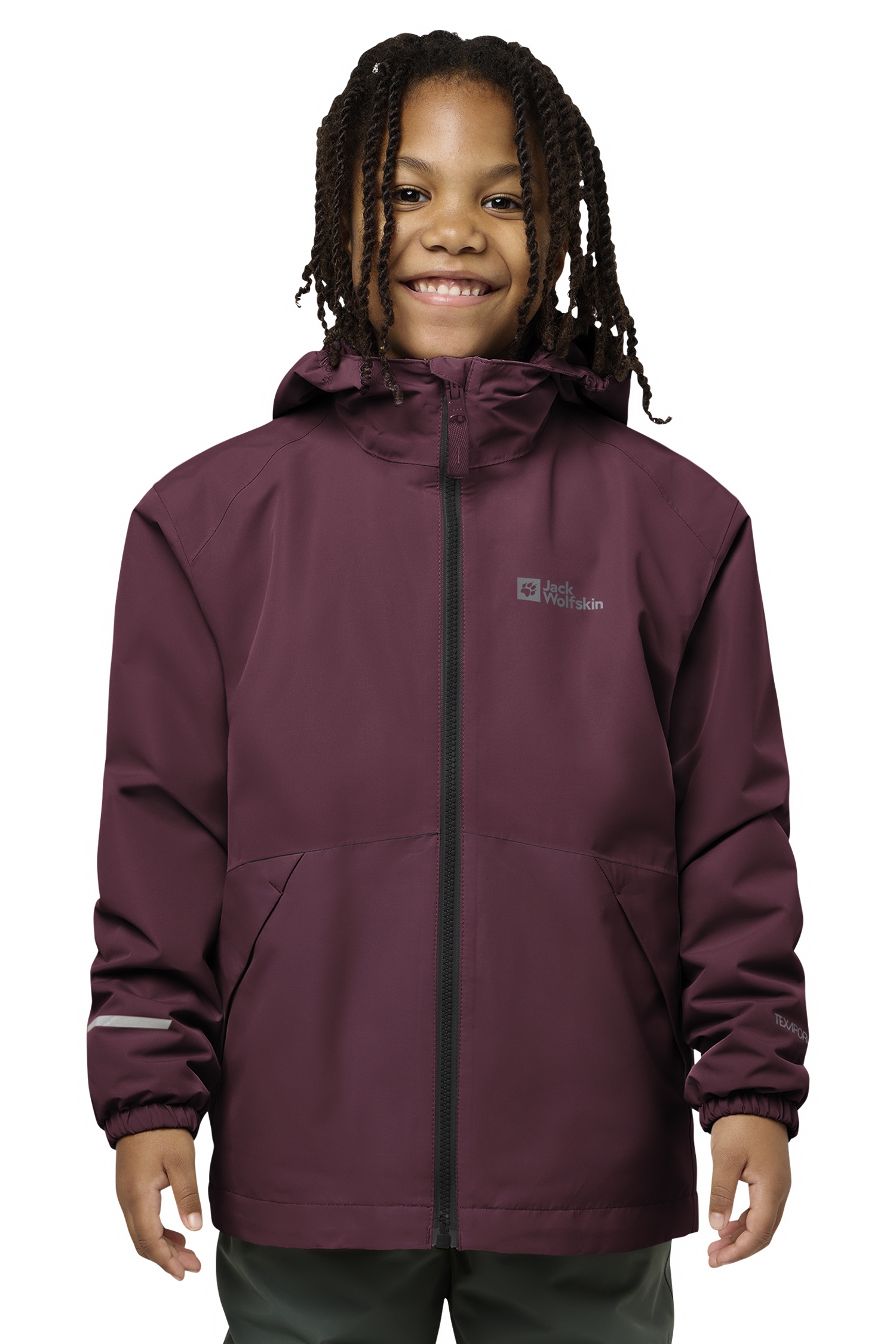 Jack Wolfskin Iceland 3in1 Kinder Outdoorjacke Rot, , Größe: 140