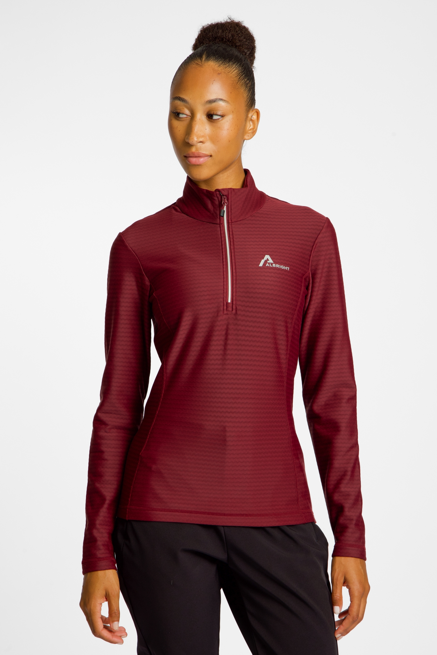 ALBRIGHT St. Anton Damen Midlayer Rot, Damen, Größe: 44