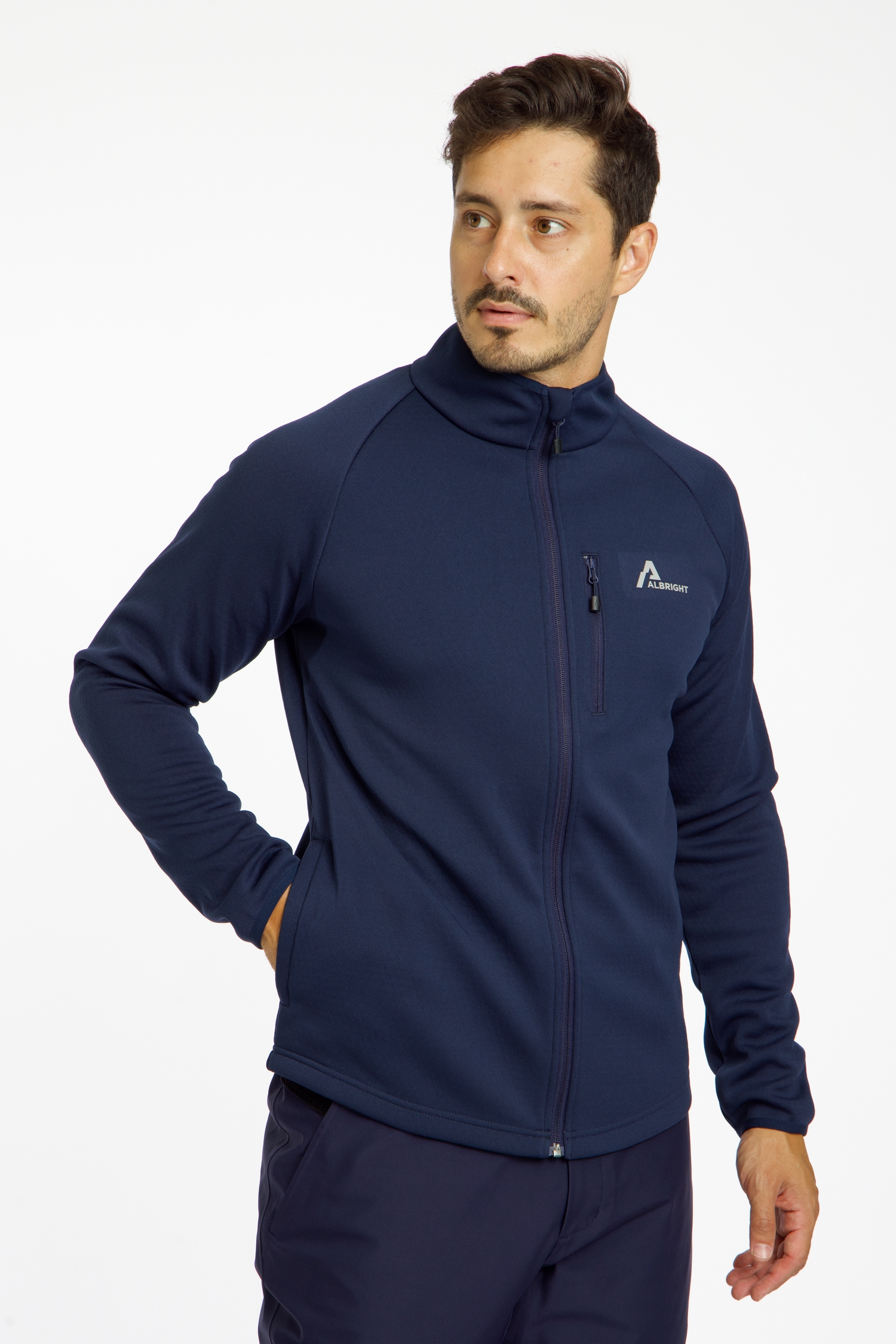 ALBRIGHT Herren Midlayer Blau, Herren, Größe: XXL