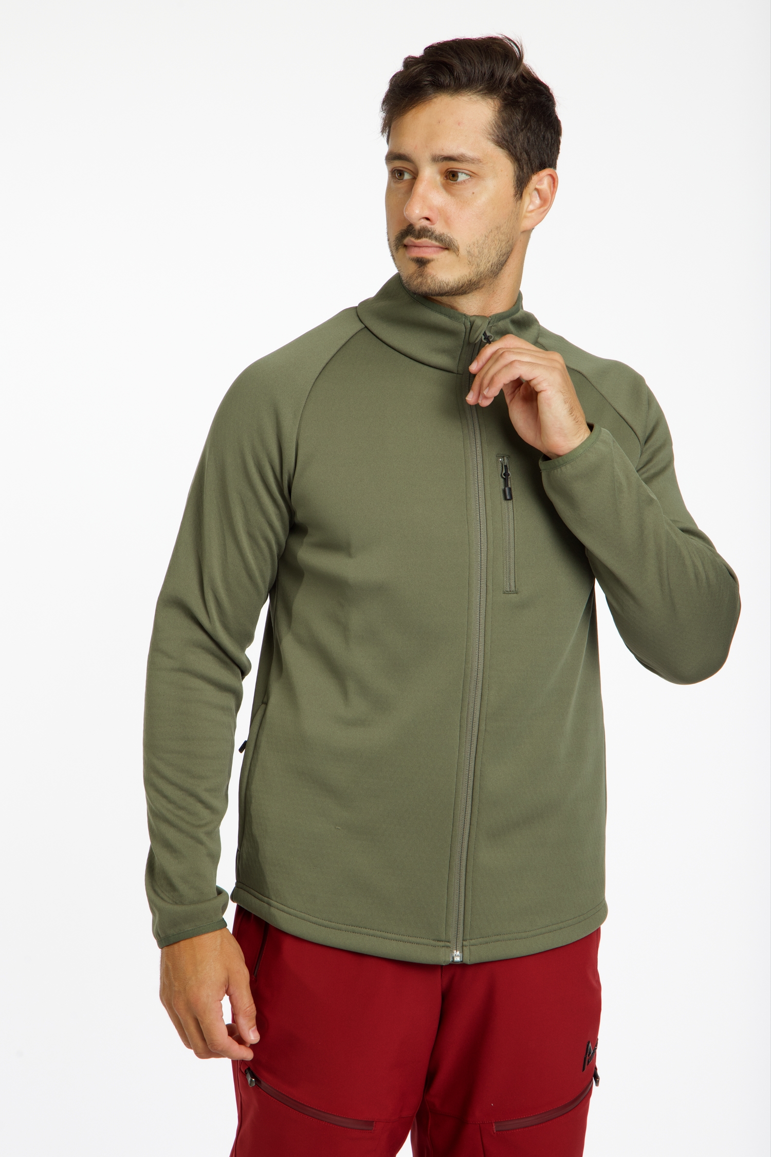 Image of ALBRIGHT Herren Midlayer Grün, Herren, Größe: S
