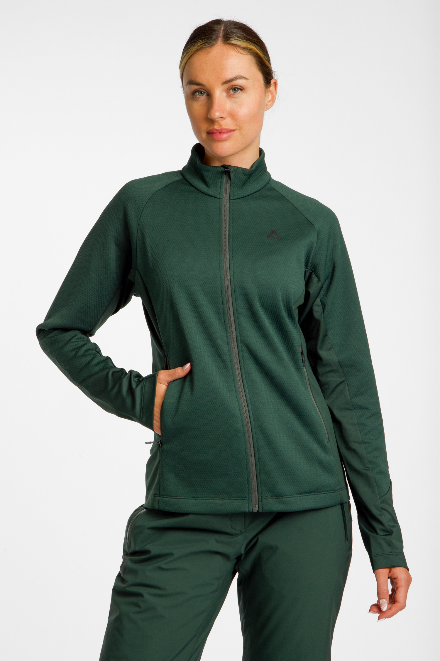 Schöffel Wakeland Damen Midlayer Grün, Damen, Größe: 34
