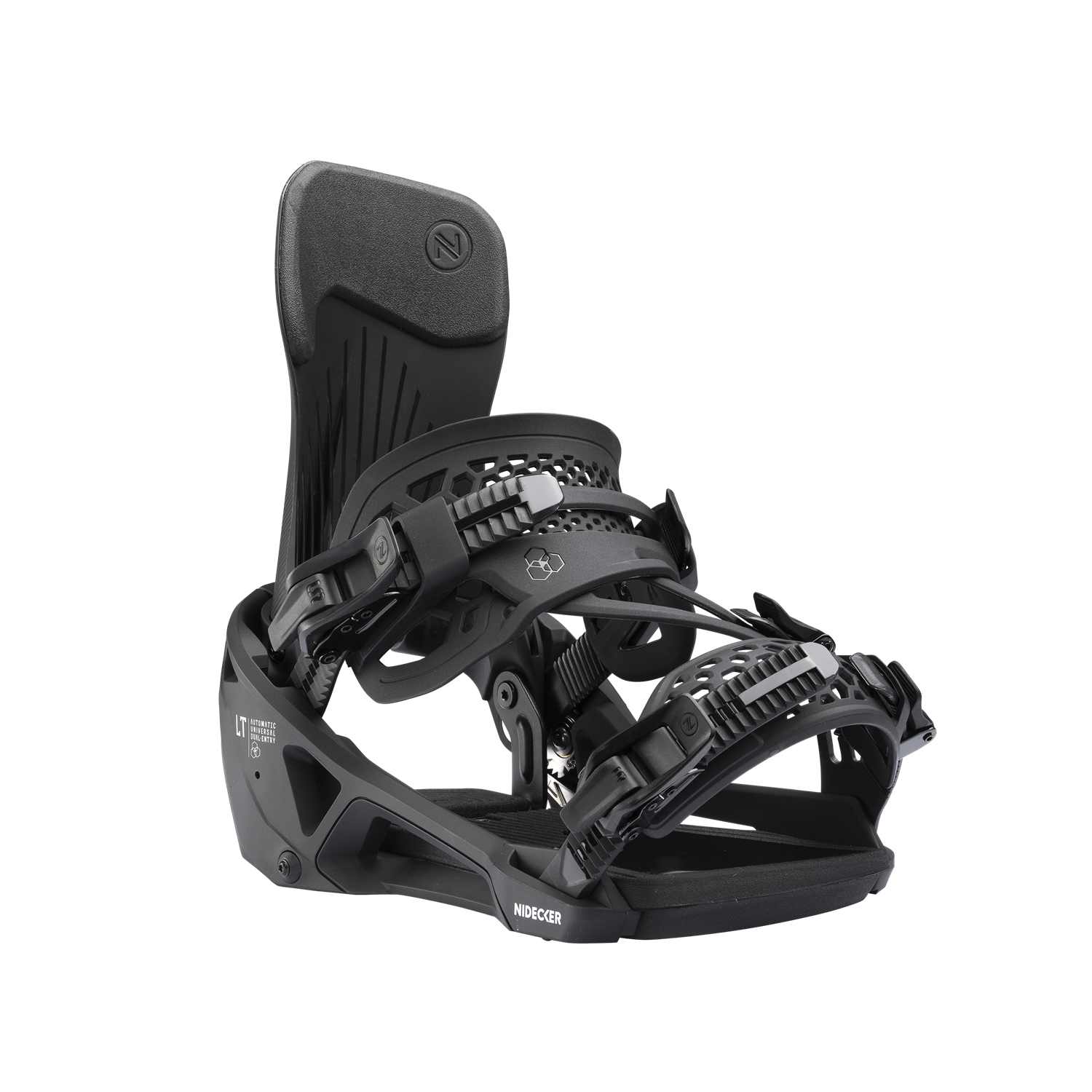 Nidecker LT Supermatic® Snowboardbindung Schwarz, Herren, Größe: M