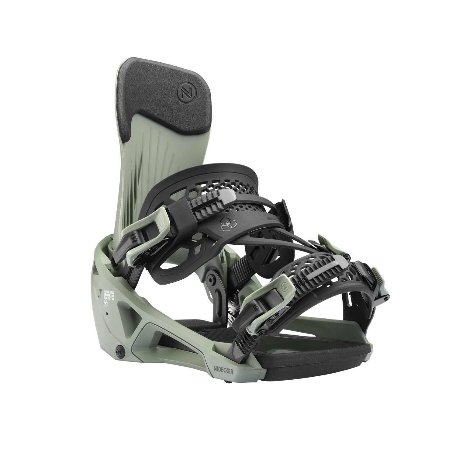 Image of Nidecker LT Supermatic® Snowboardbindung Grün, Herren, Größe: M