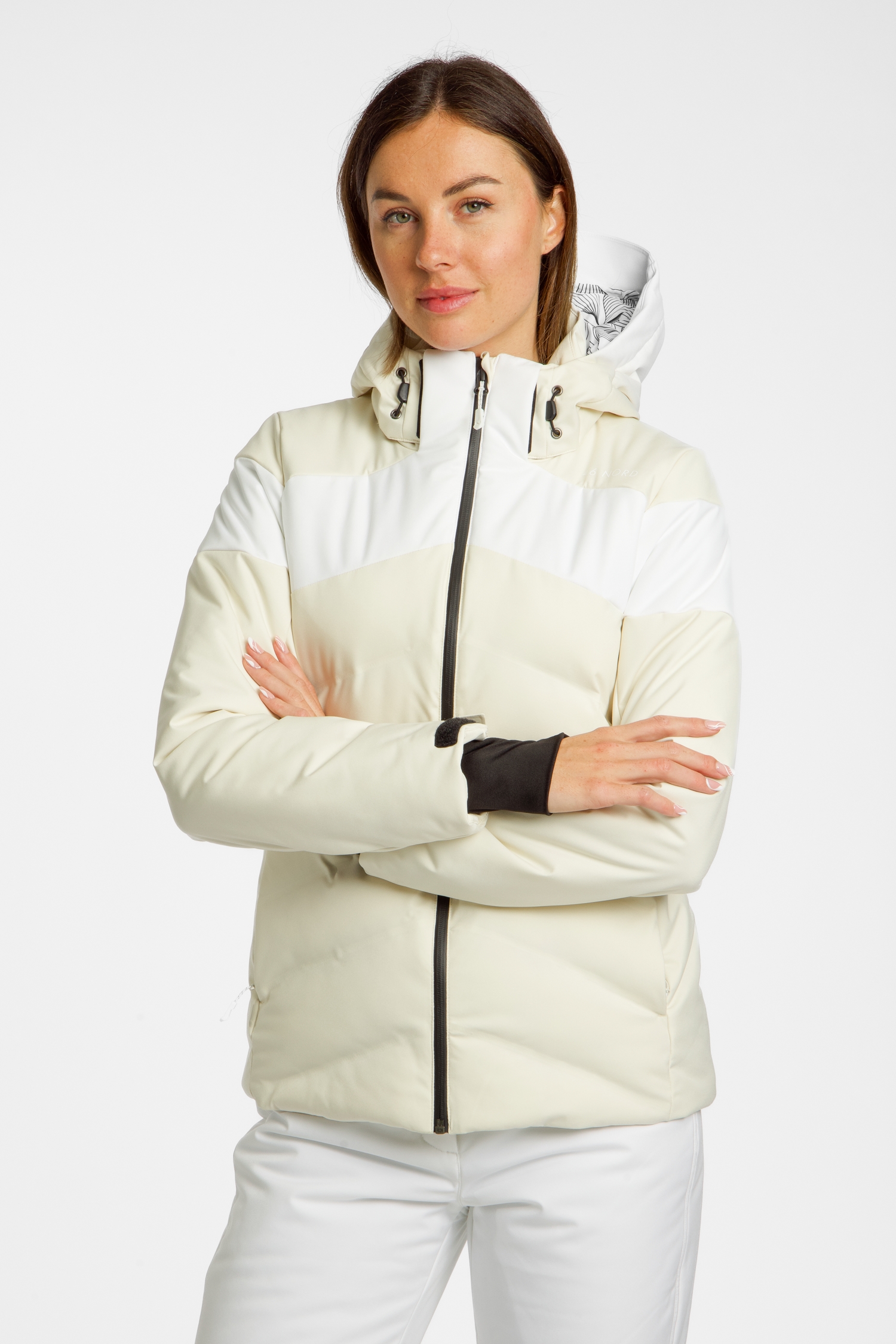 Image of 46 NORD Damen Skijacke Weiss, Damen, Größe: 46