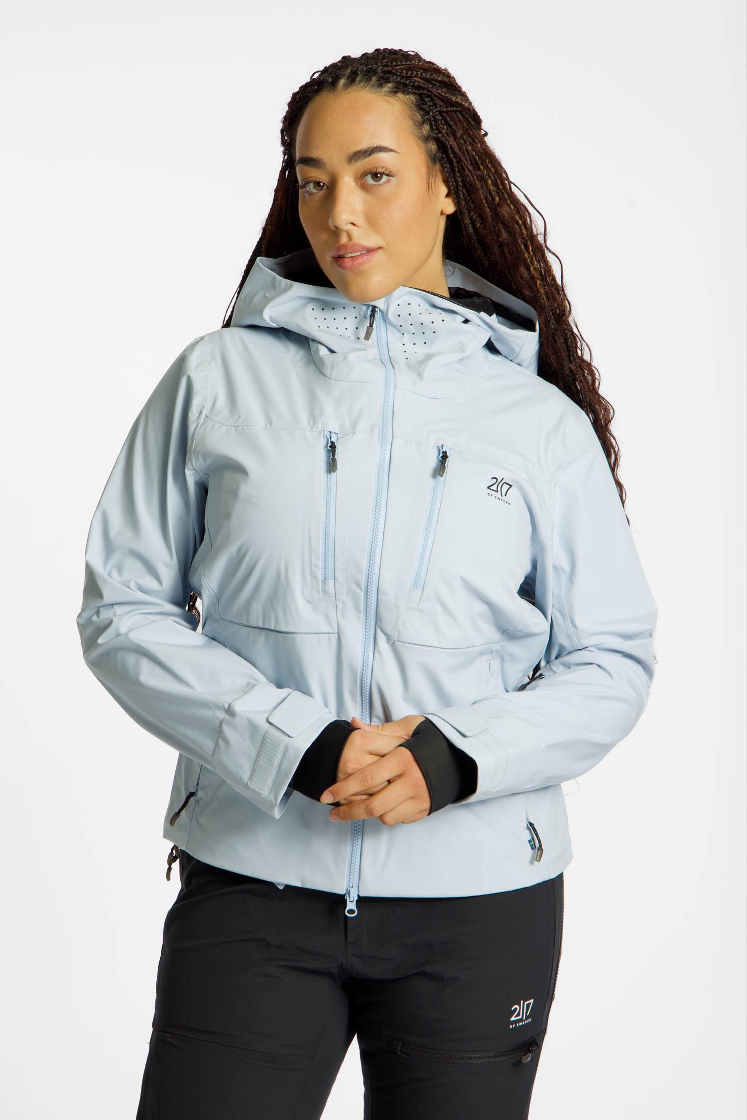 Image of 2117 OF SWEDEN Njarg 3L Damen Freeridejacke Blau, Damen, Größe: L