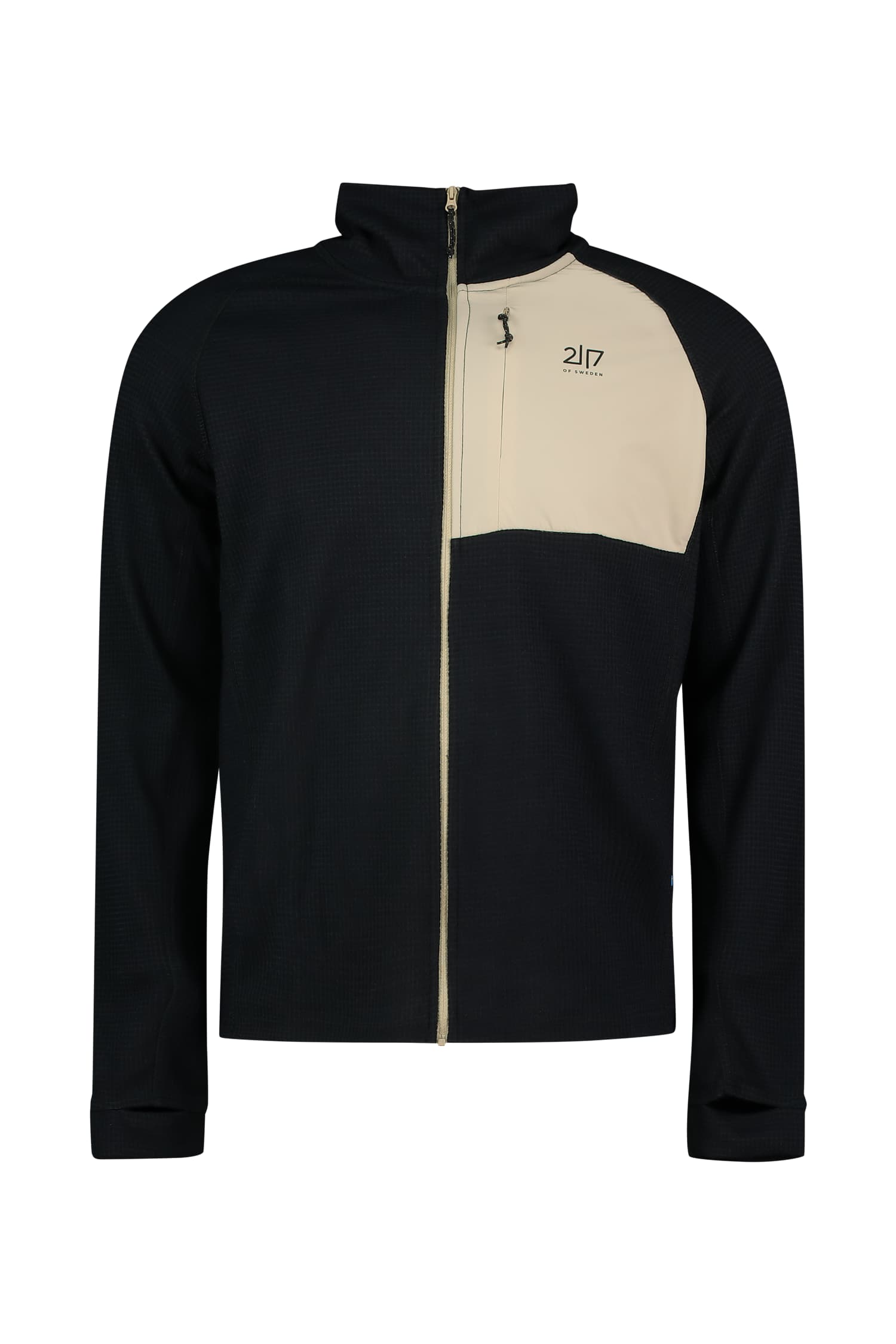 Image of 2117 OF SWEDEN Hejsta Merino Herren Midlayer Schwarz, Herren, Größe: S