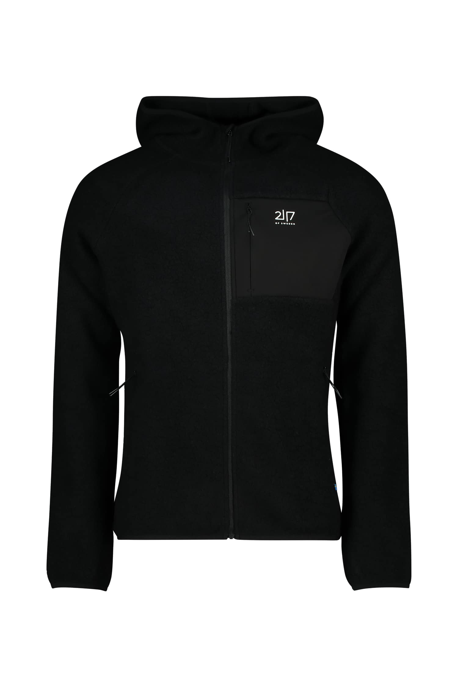 Image of 2117 OF SWEDEN Skord Wool Pile Herren Midlayer Schwarz, Herren, Größe: S
