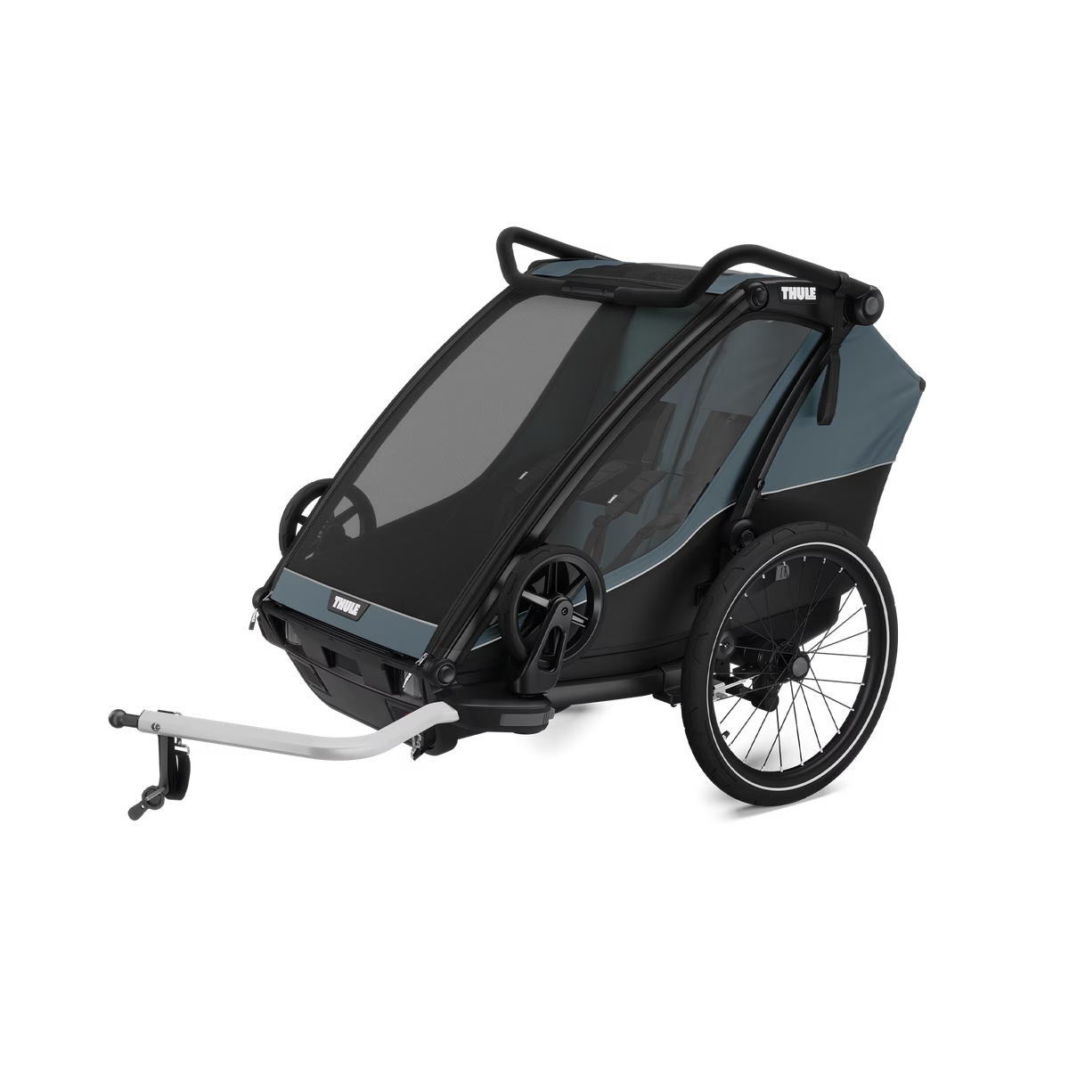 Image of Thule Chariot Cab 2 Fahrradanhänger Grau, , Größe: ONE SIZE