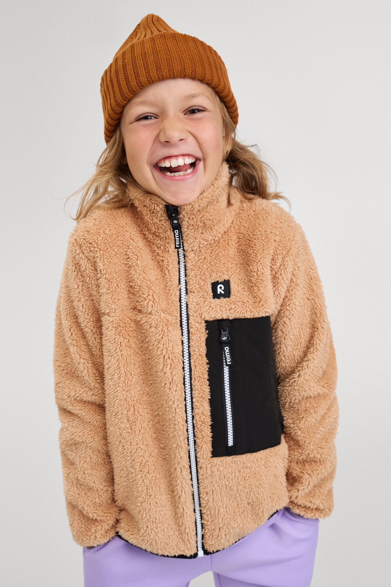 Image of reima Turilas Kinder Midlayer Beige, , Größe: 140