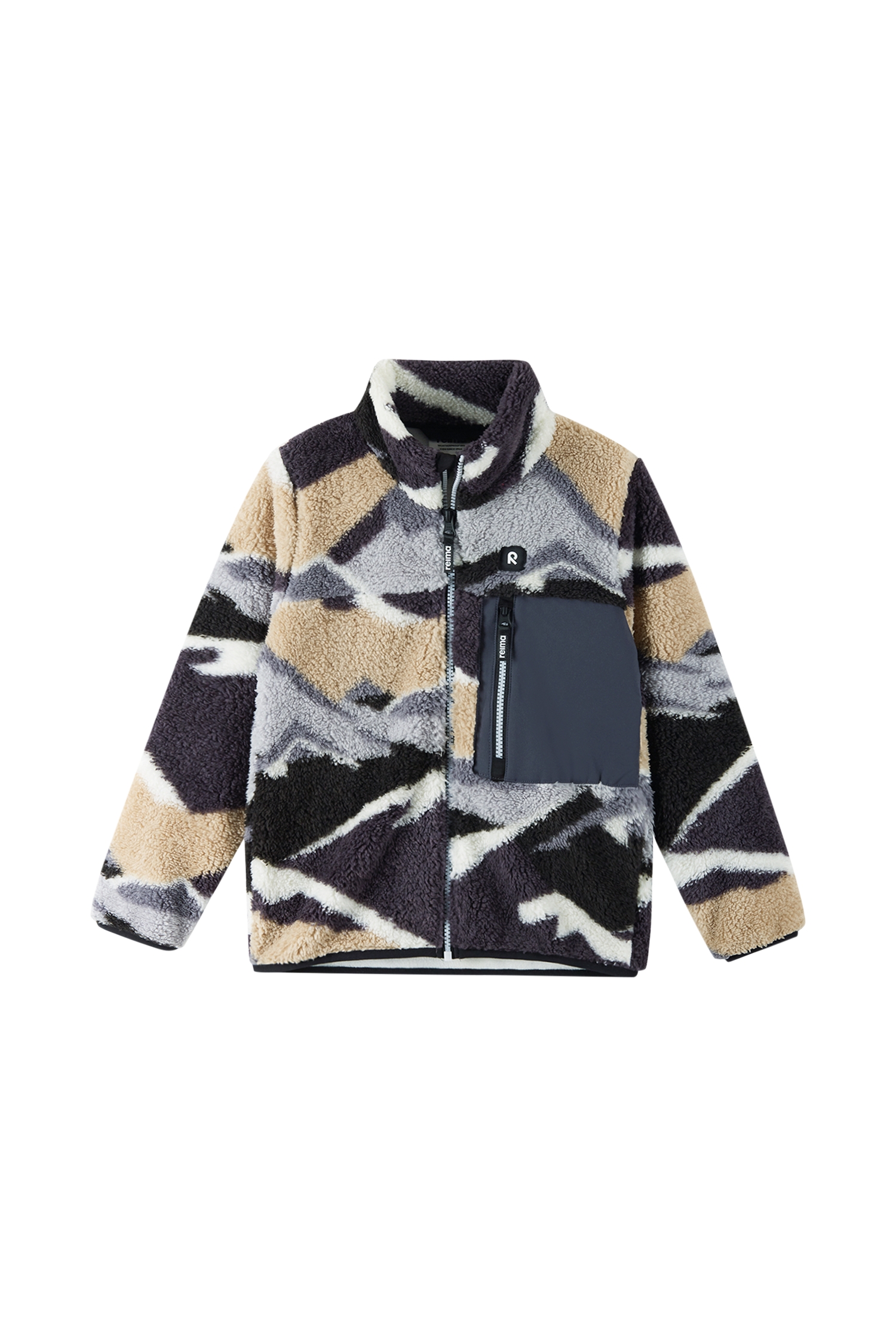 Image of reima Turilas Kinder Midlayer Schwarz, , Größe: 128