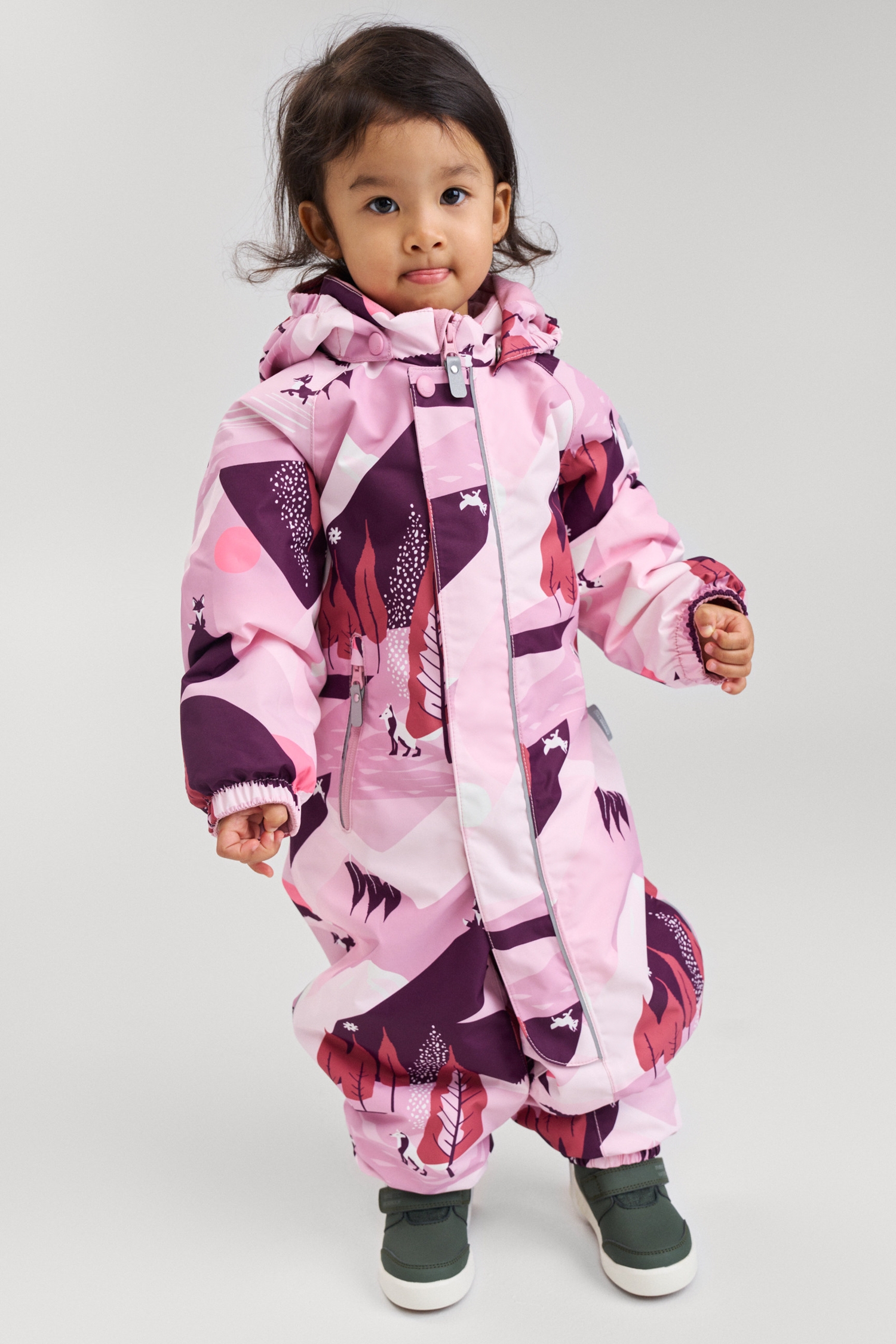 Image of reima Puhuri Kleinkind Skioverall Pink, , Größe: 80