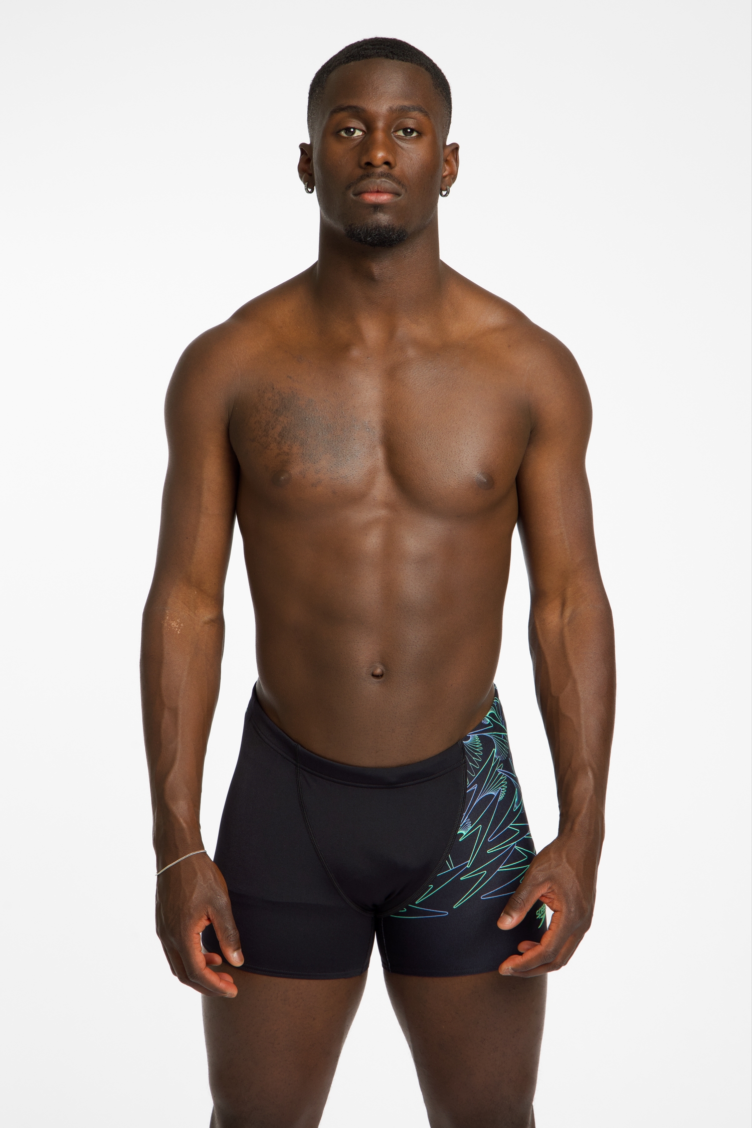 Image of speedo Hyperboom V-Cut Herren Badehose Schwarz, Herren, Größe: 46