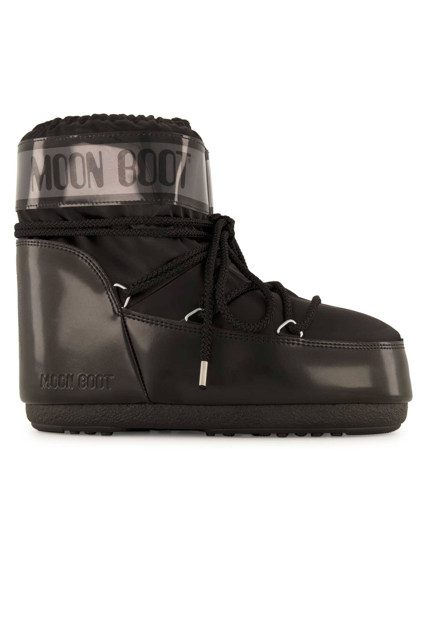 Moon Boot Icon Low Glance Damen Winterboot Schwarz, Damen, Größe: 39/41