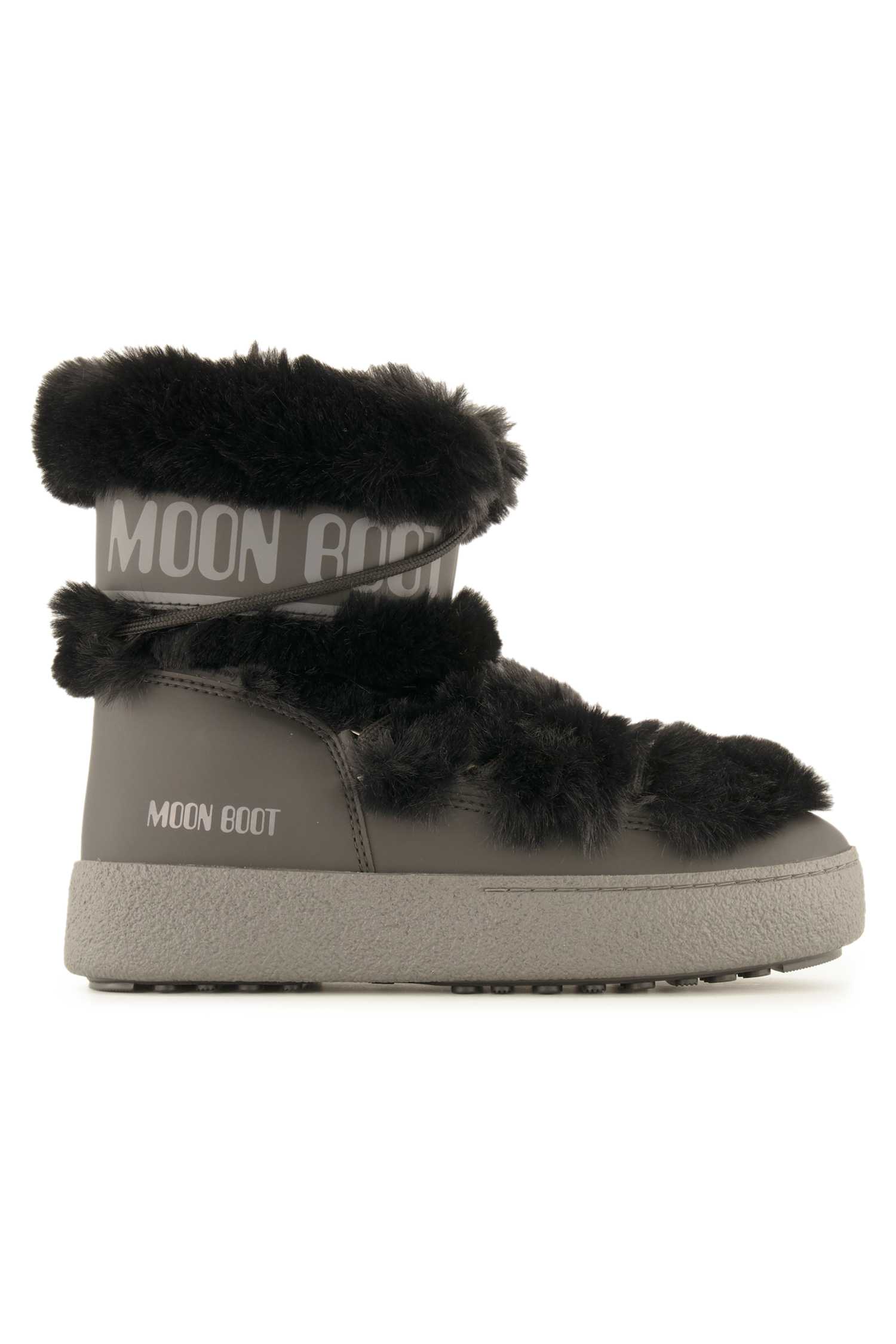 Moon Boot Ltrack Faux-Fur WP Damen Winterboot Schwarz, Damen, Größe: 39