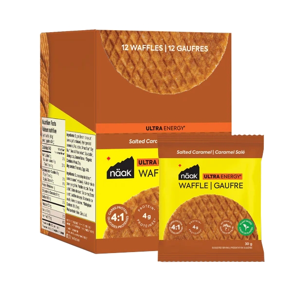 Image of näak Ultra Energy™ Salted Caramel 12 x 30 g Energywaffel Braun, Herren, Größe: 0